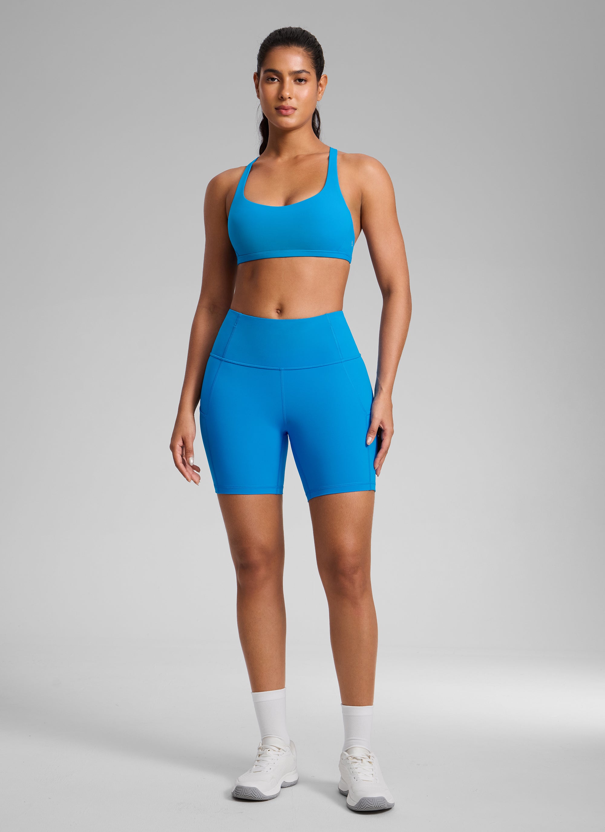 Nakedfeel חזיית ספורט Diamond - Madagascar Blue