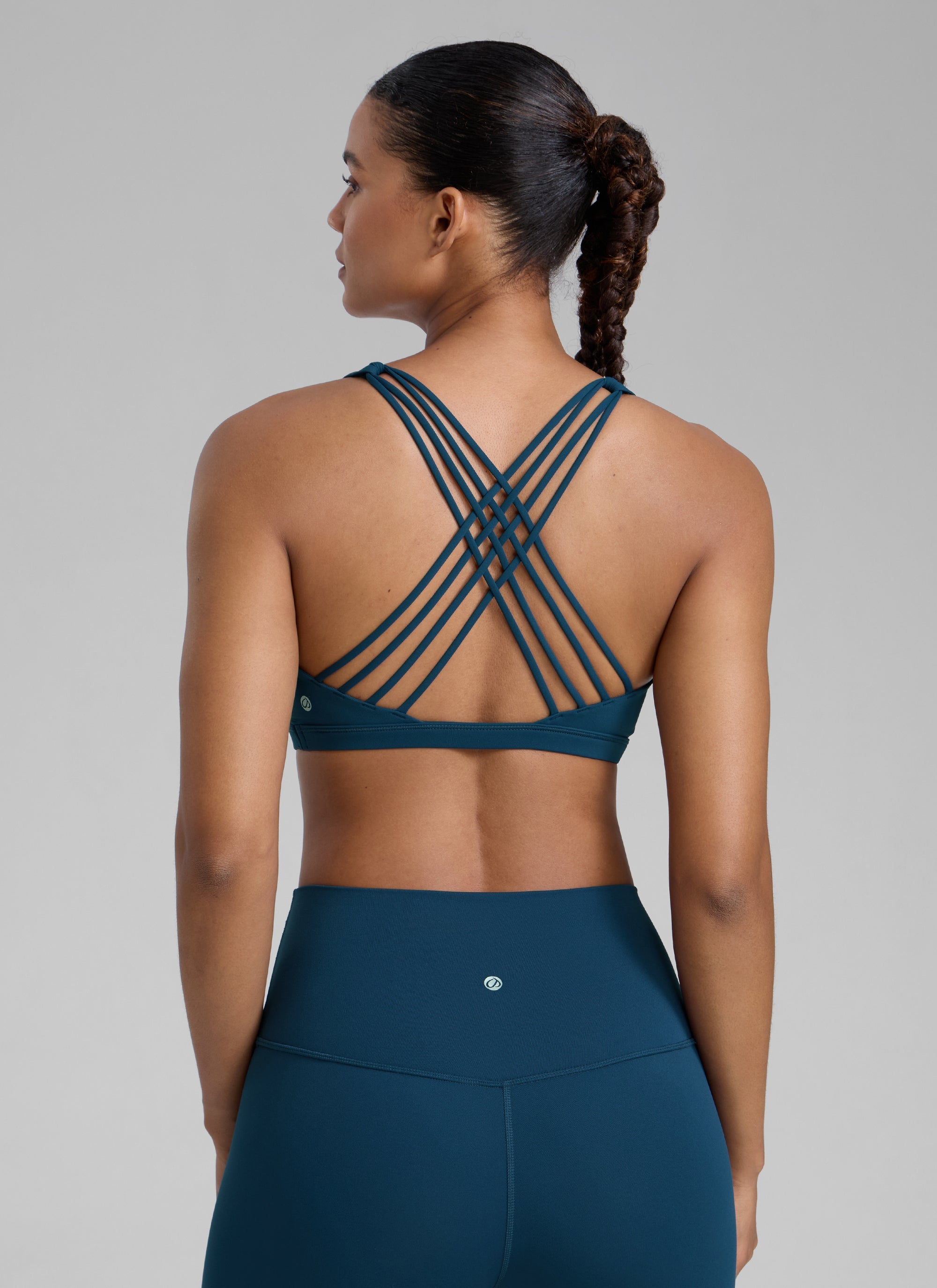 Nakedfeel חזיית ספורט תומכת Free Light - French Navy