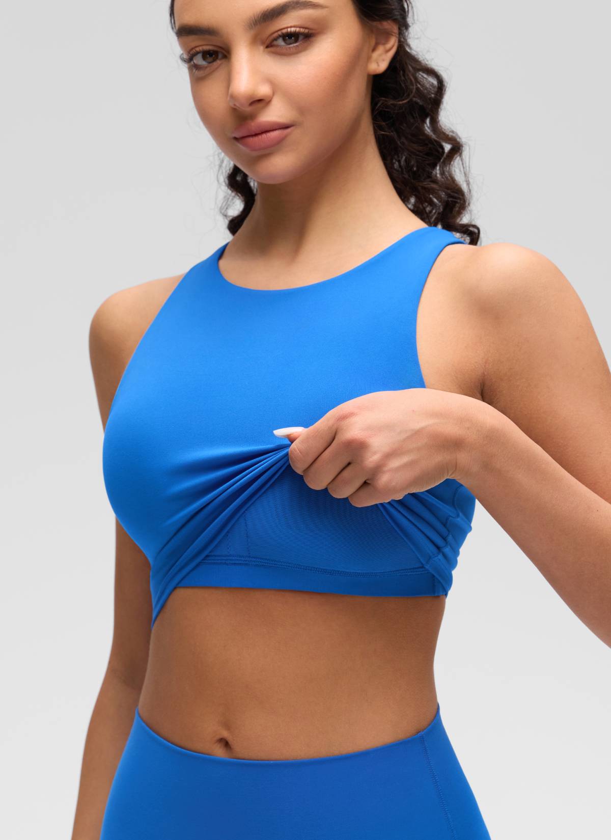 קרופ Butterluxe High Neck - Sparkle Blue