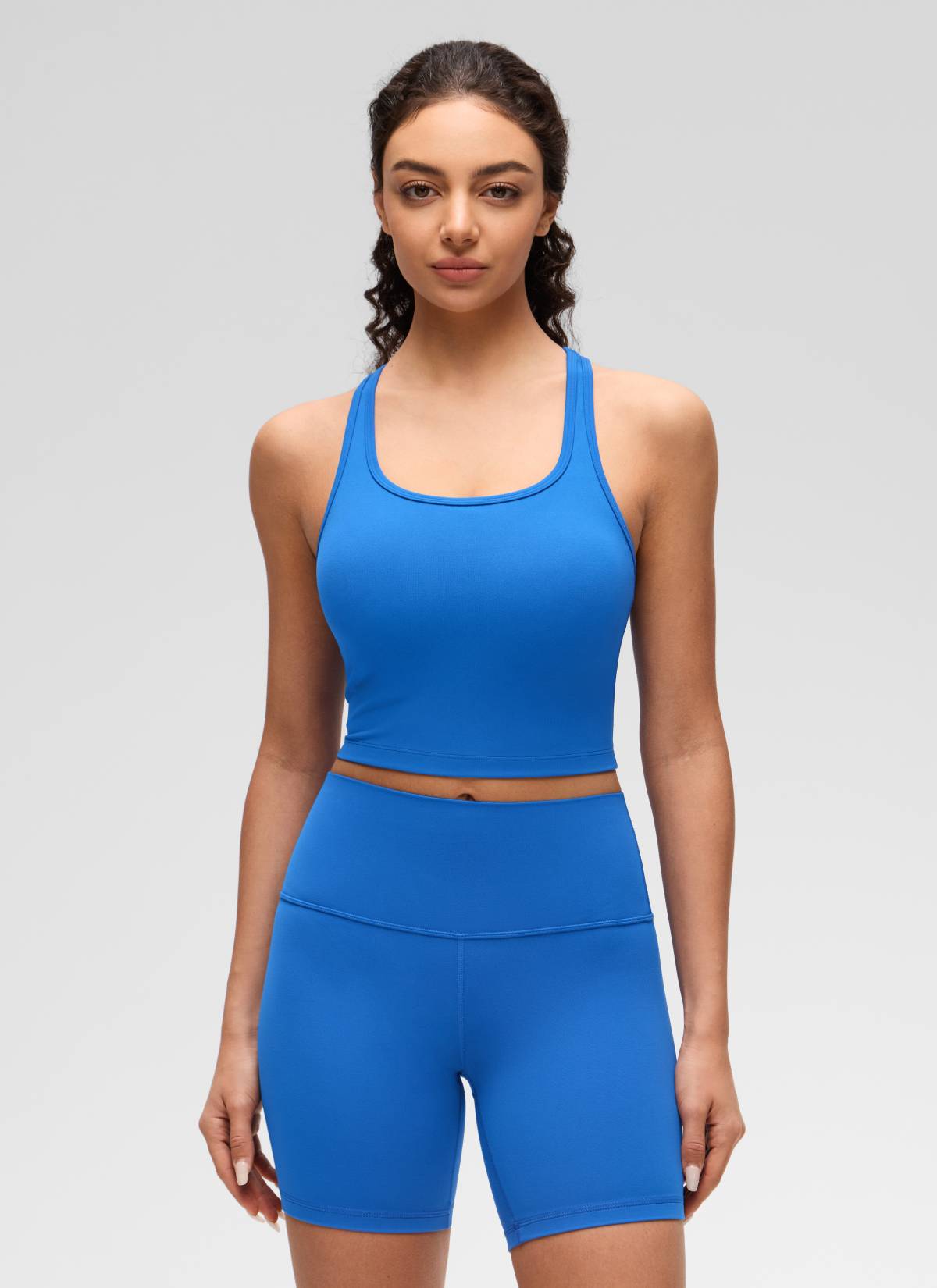 קרופ תומך Butterluxe Scoop Neck - Sparkle Blue