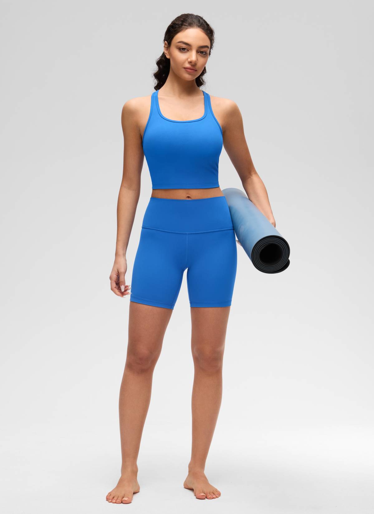 קרופ תומך Butterluxe Scoop Neck - Sparkle Blue