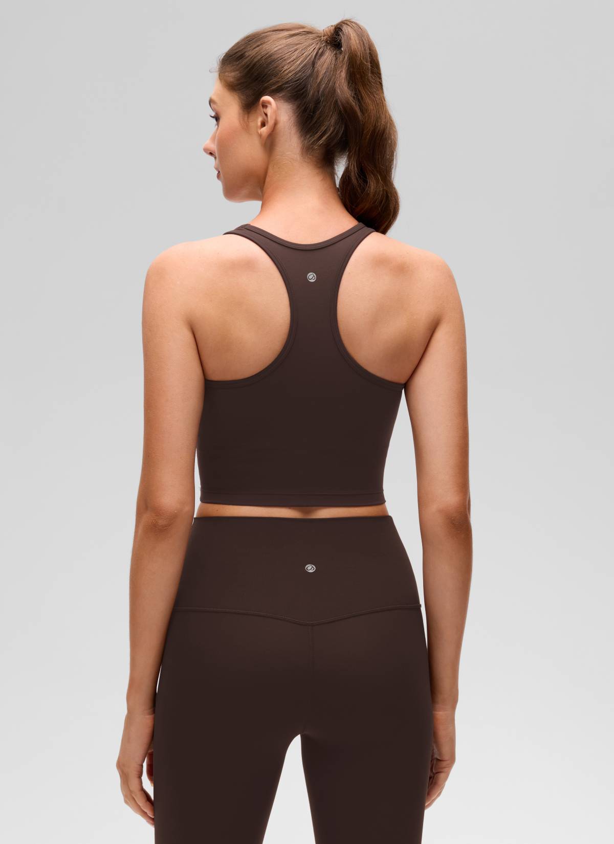 קרופ תומך Butterluxe Scoop Neck - Hot Fudge Brown