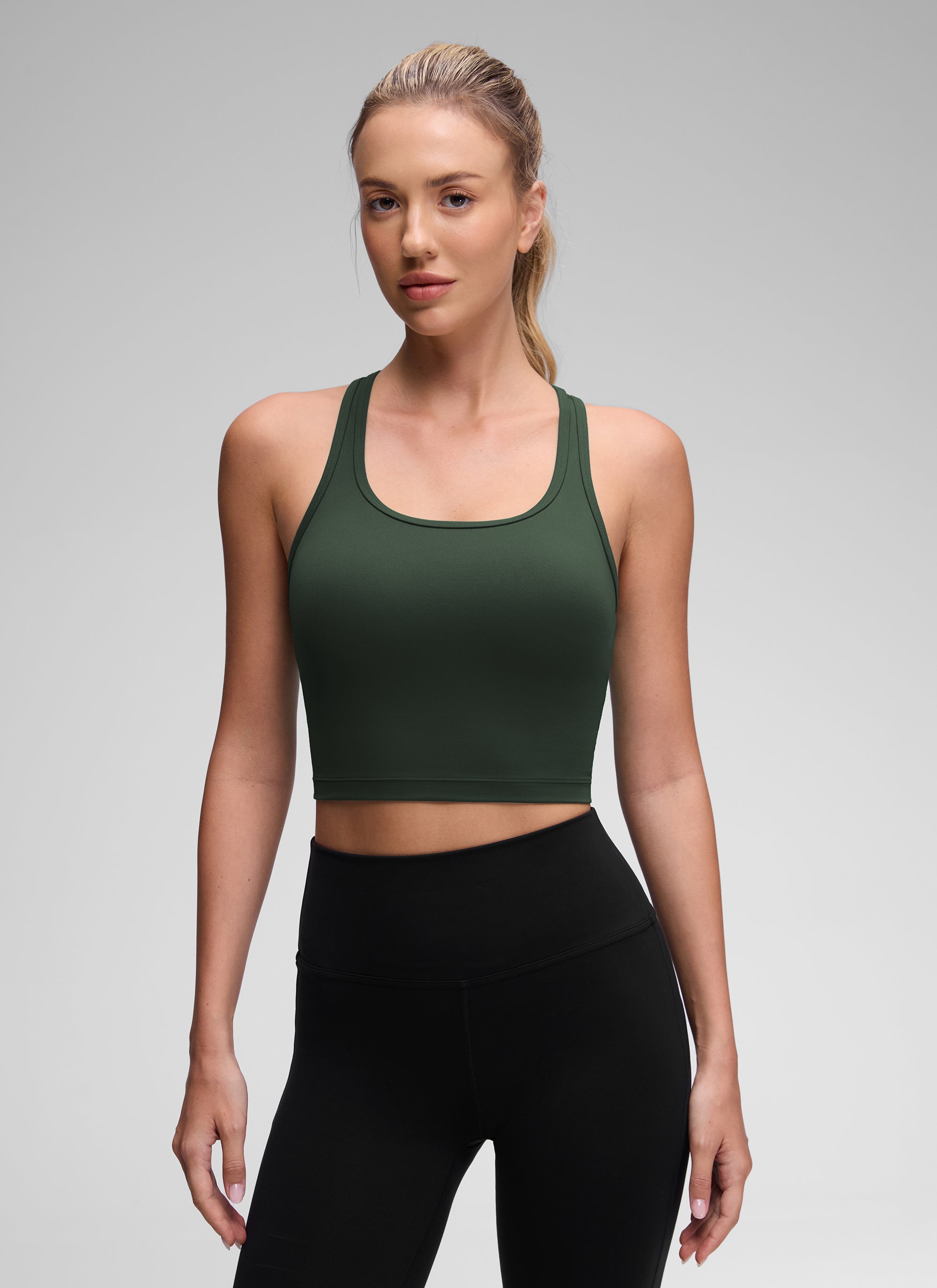 קרופ תומך Butterluxe Scoop Neck - Legend Green