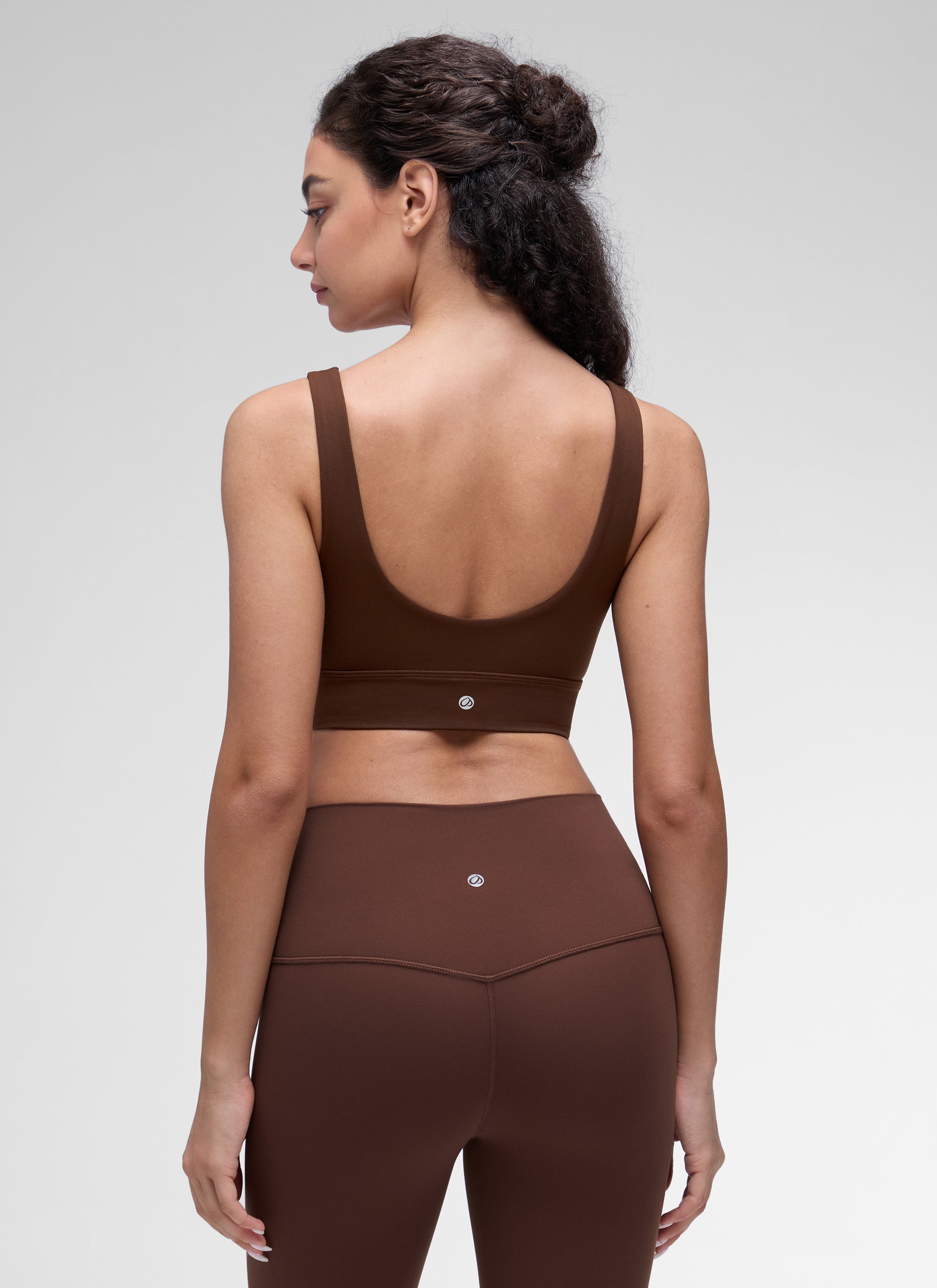 חזיה תומכת עם רצועות מתכווננות Butterluxe Spaghetti Thin - Lava Brown