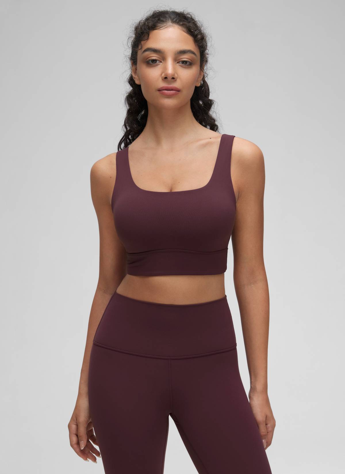 חזיה תומכת עם רצועות מתכווננות Butterluxe Spaghetti Thin - Ripe Plum