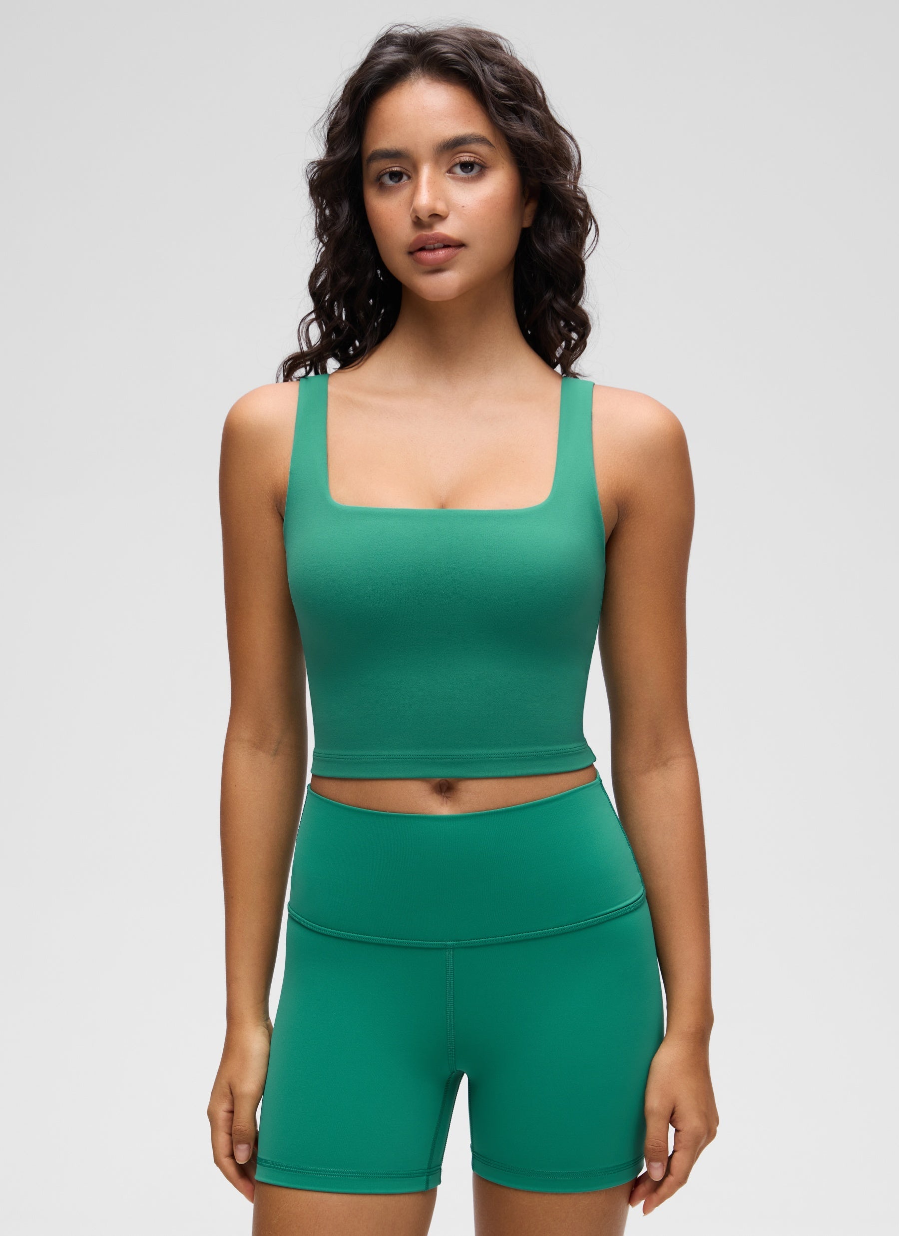 קרופ תומך Butterluxe Square Neck - Cascadia Green