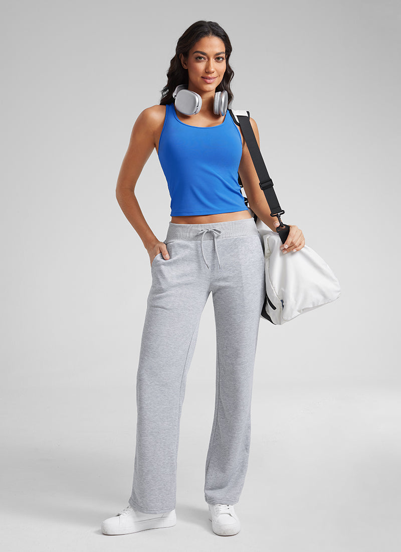 גופייה Butterluxe Scoop Neck - Sparkle Blue