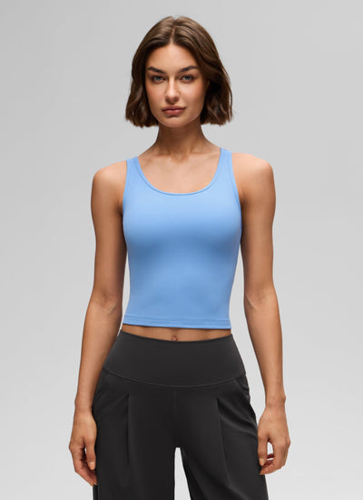 גופייה Butterluxe Scoop Neck - Party Blue
