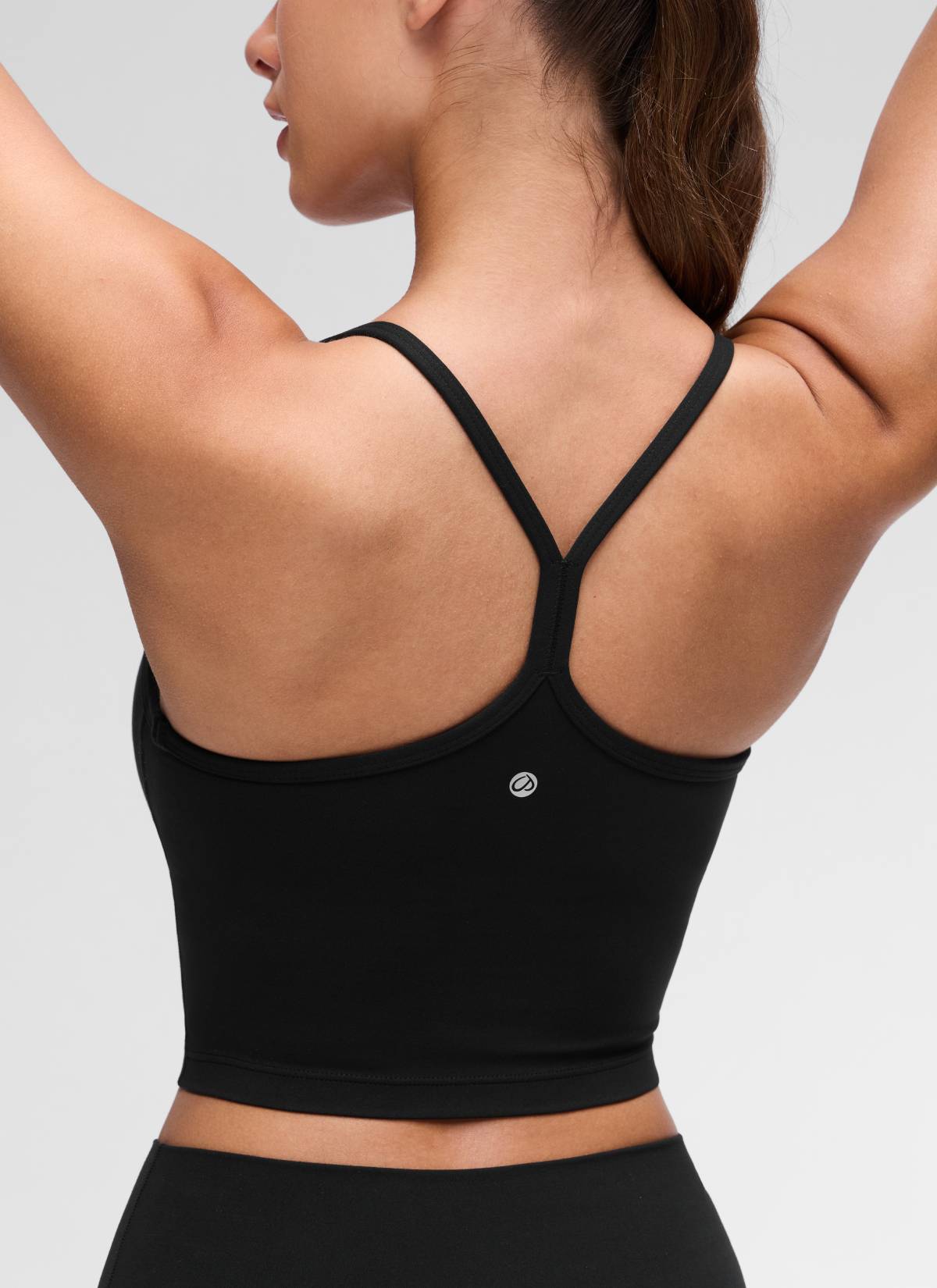גופייה עם חזייה פנימית Butterluxe Y Back - שחור