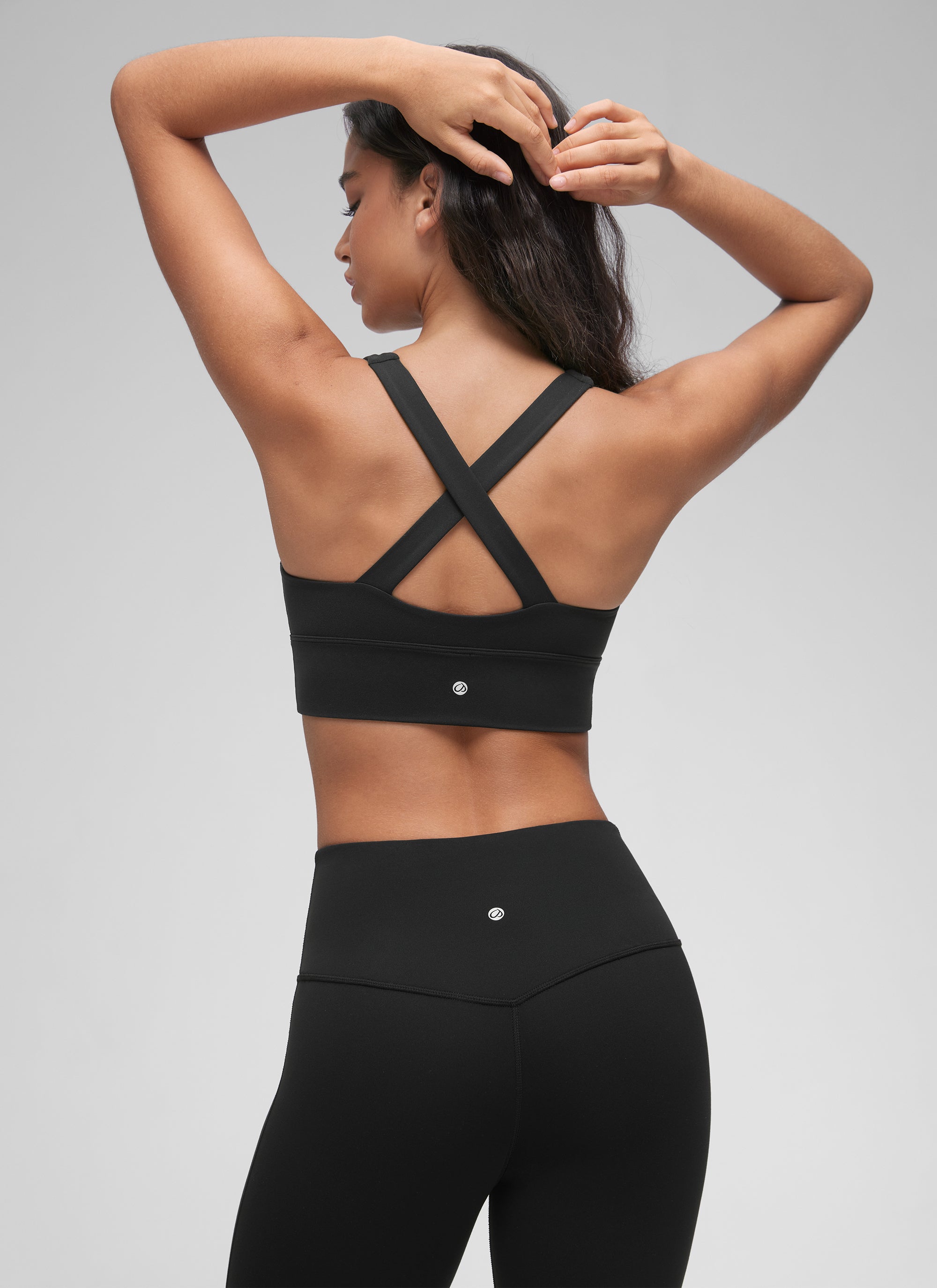 קרופ Butterluxe V Neck Ruched - שחור