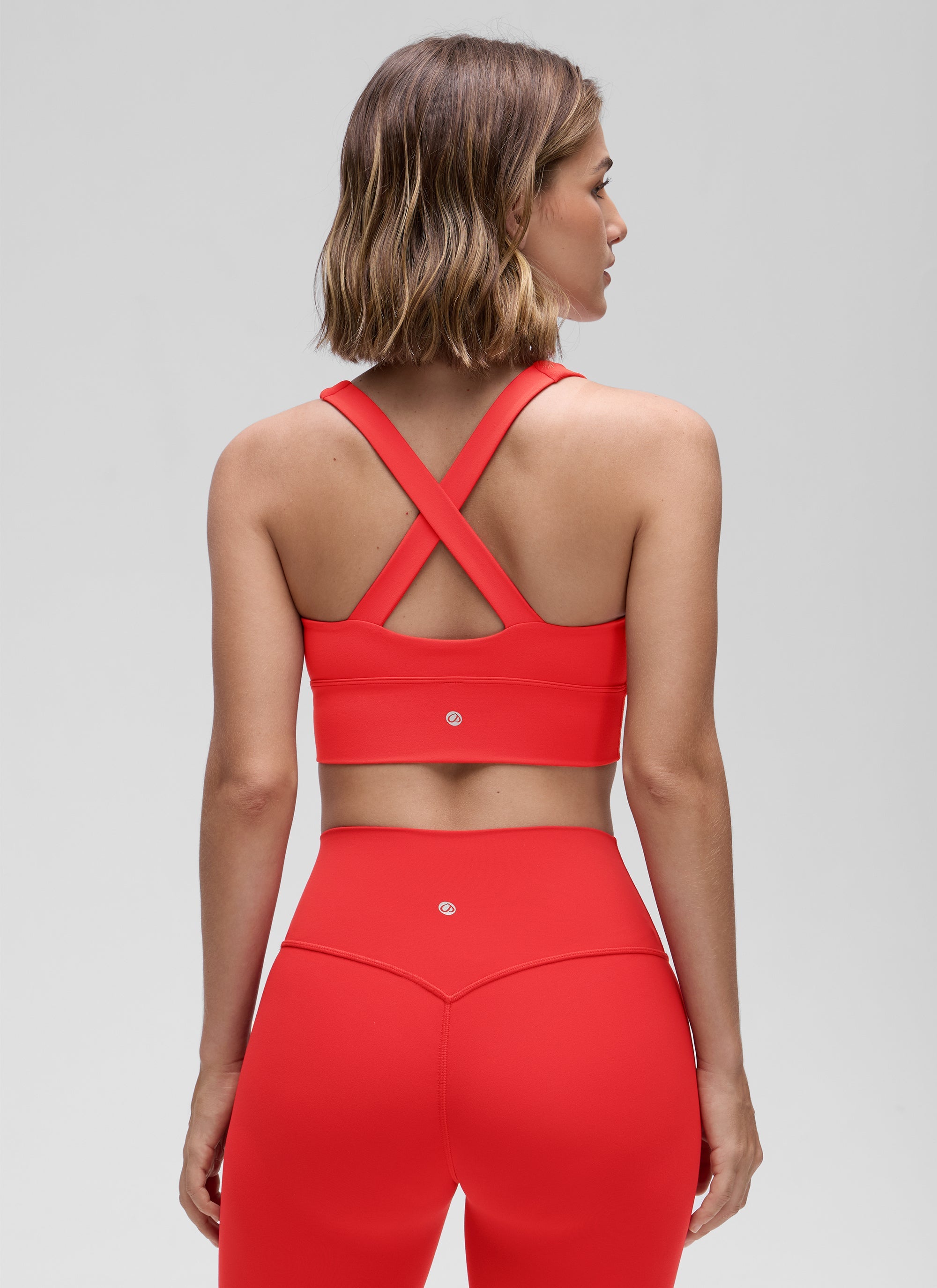 קרופ Butterluxe V Neck Ruched - Deep Red