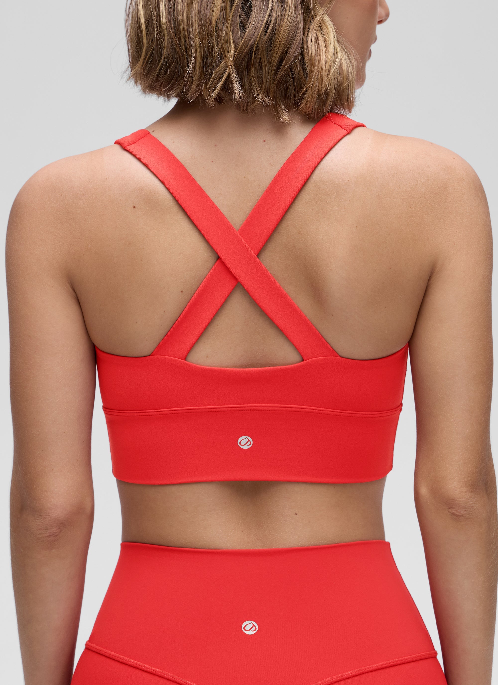 קרופ Butterluxe V Neck Ruched - Deep Red