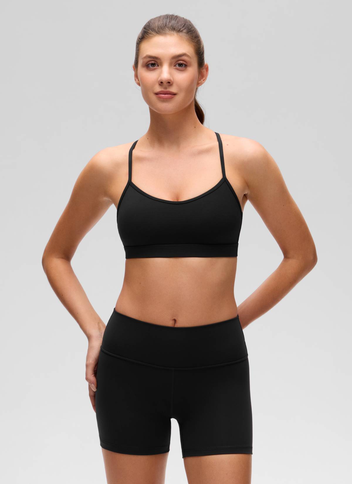 חזיית ספורט Butterluxe Triangle back - שחור