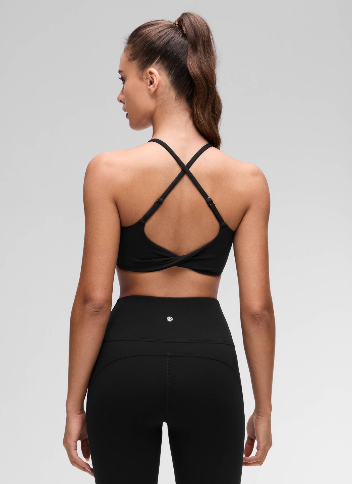 קרופ תומך Butterluxe Twist Cross Back - שחור