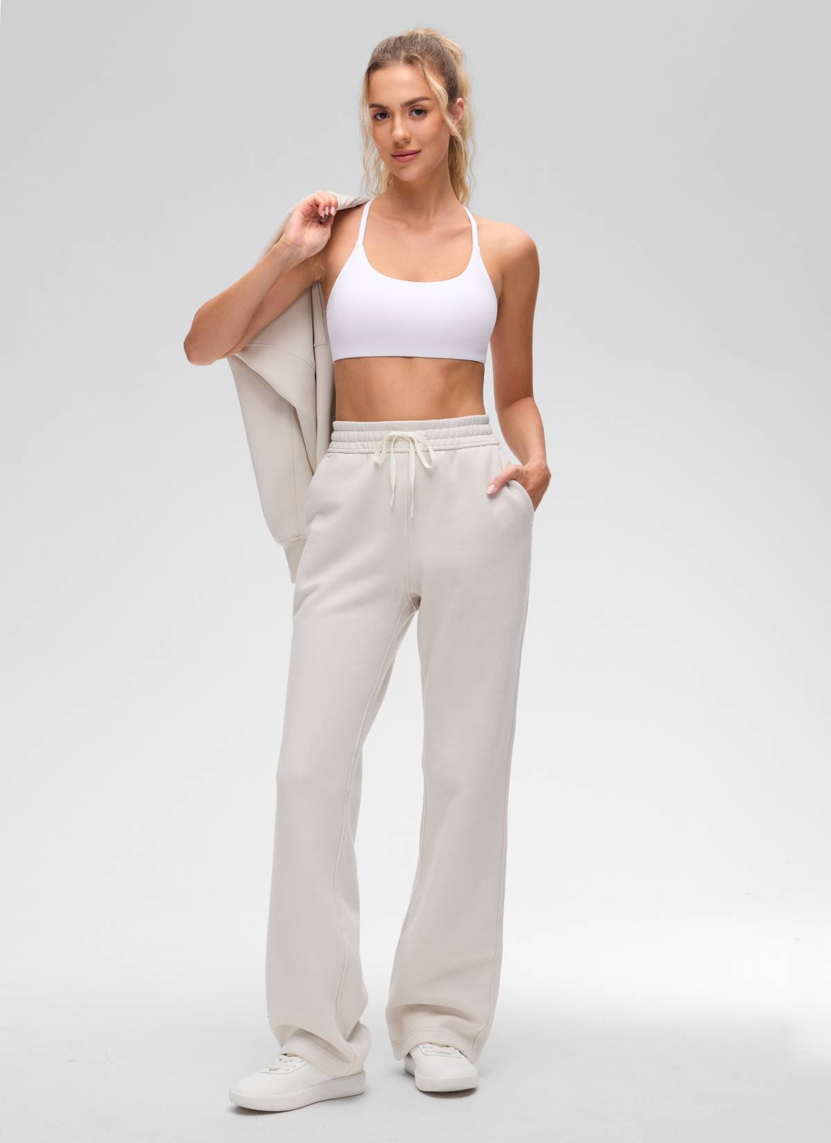 קרופ תומך Butterluxe Twist Cross Back - לבן