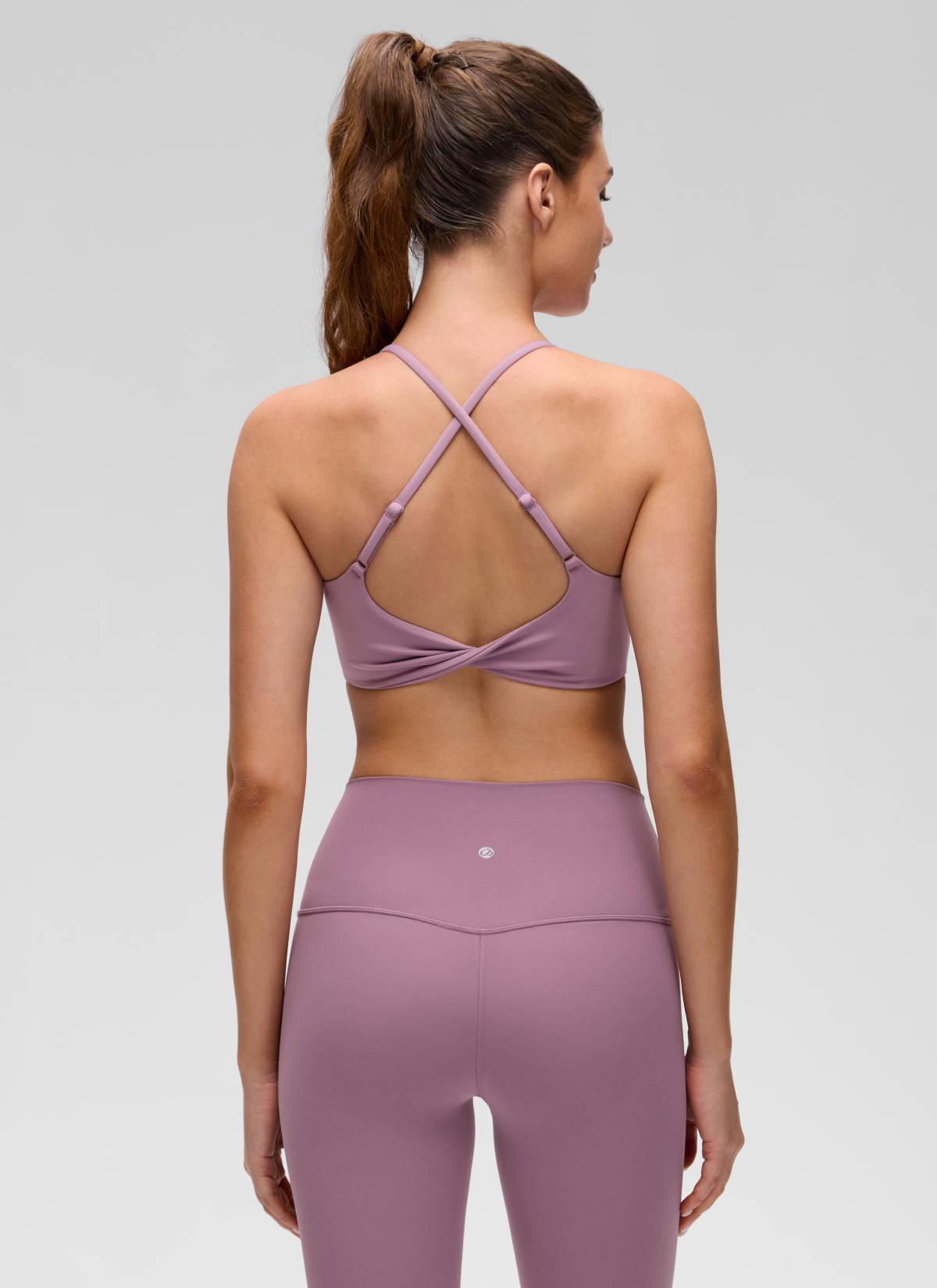 קרופ תומך Butterluxe Twist Cross Back - Light Lavender