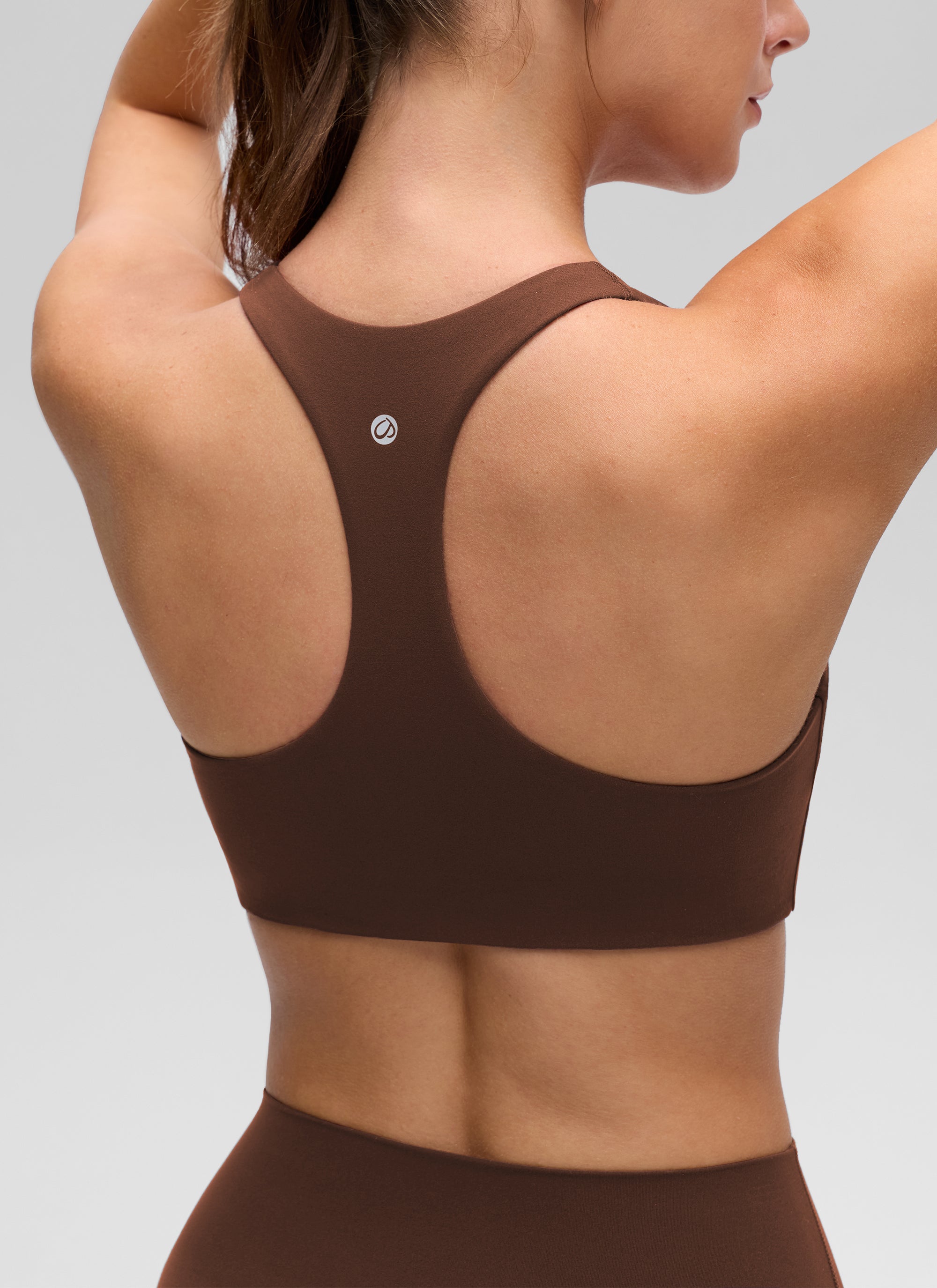 חזיית ספורט Butterluxe V Neck Racerback - Lava Brown