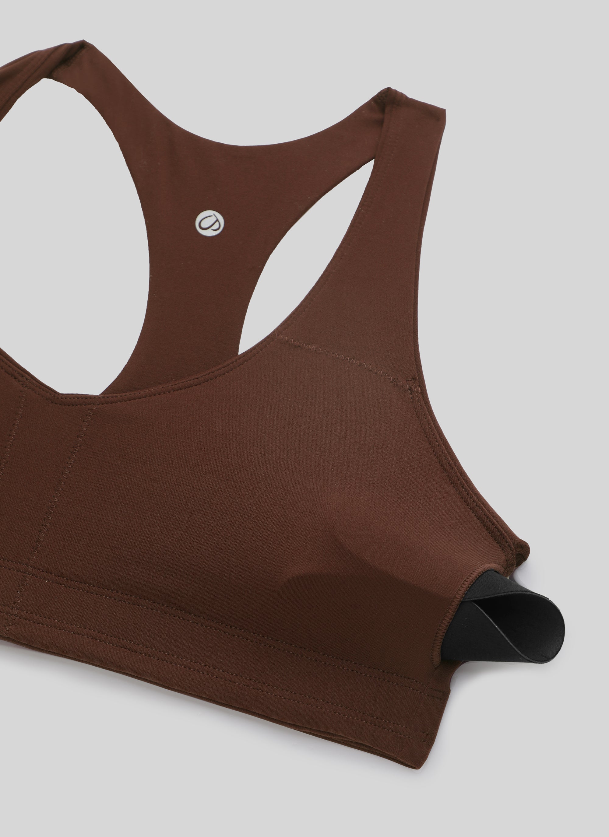 חזיית ספורט Butterluxe V Neck Racerback - Lava Brown