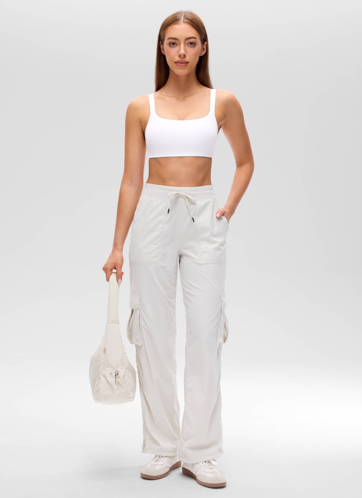חזיית ספורט Butterluxe Wide Strap - לבן