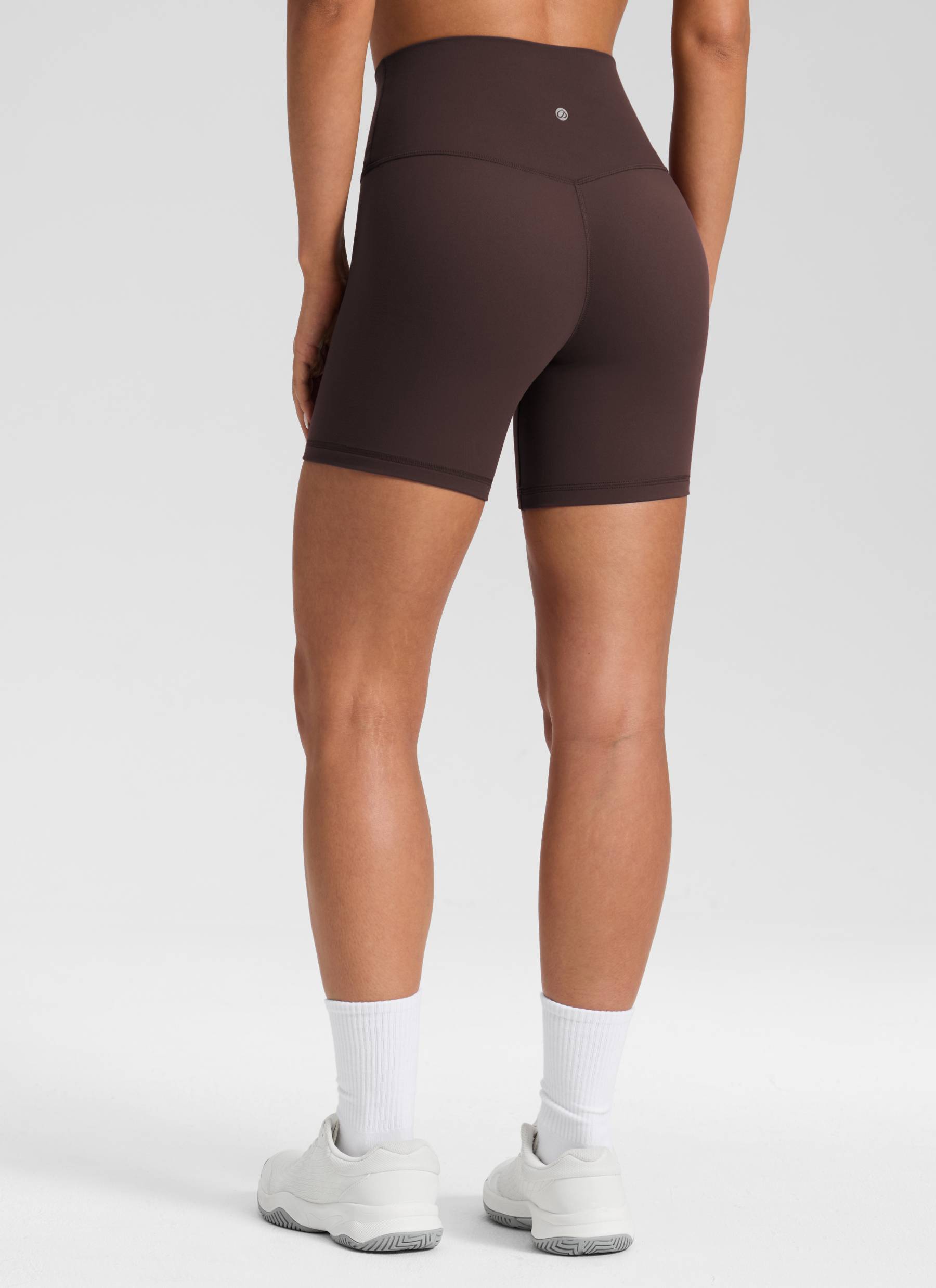 טייץ קצר 5″ V Cross Waist Butterluxe - Hot Fudge Brown