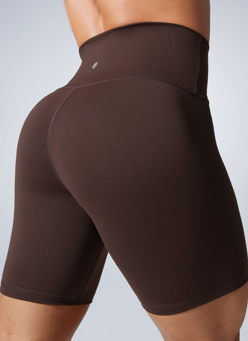 טייץ קצר Butterbreeze 6" - Hot Fudge Brown