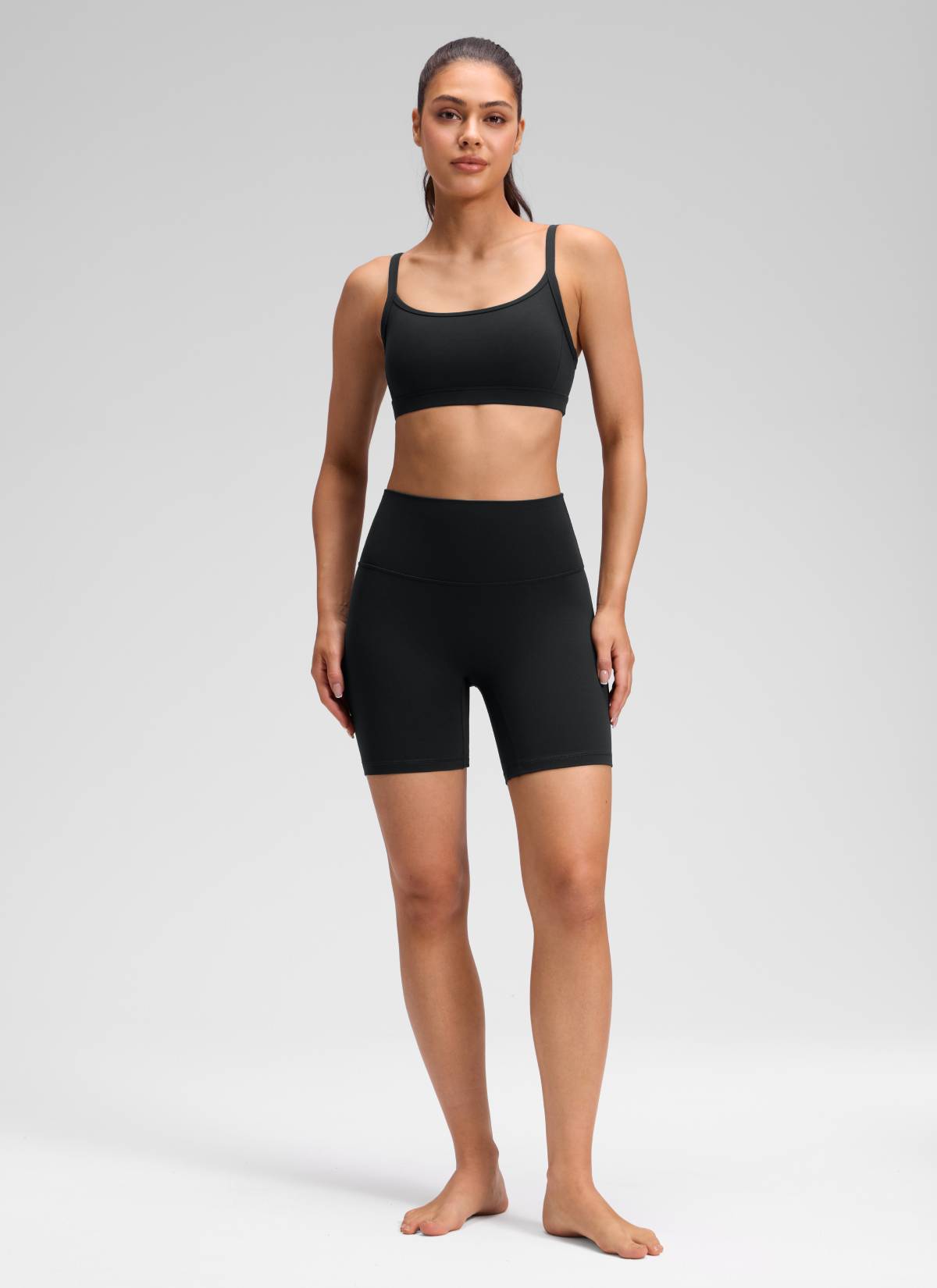 טייץ קצר Butterluxe 6" No Front Seam - שחור