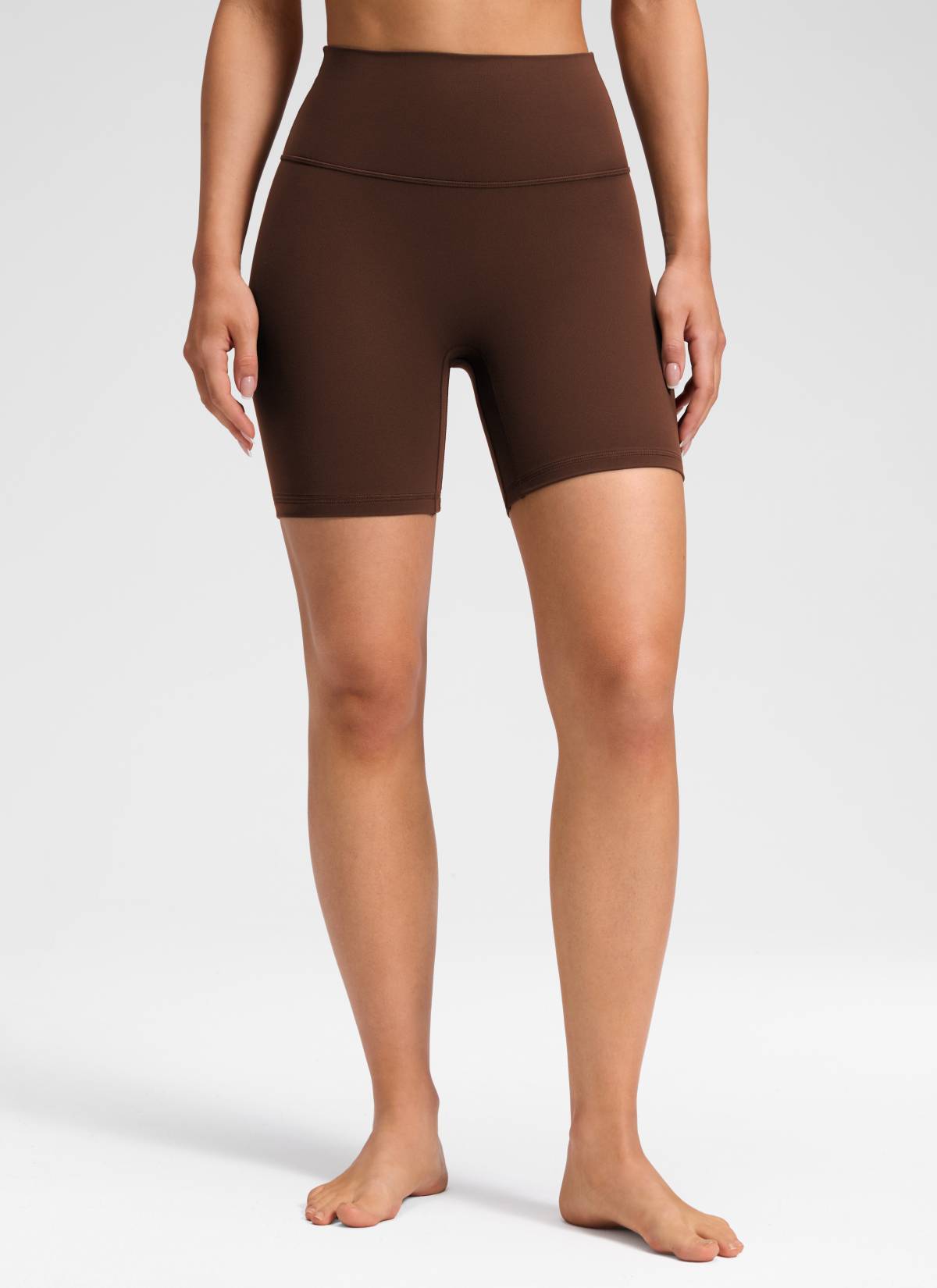 טייץ קצר Butterluxe 6" No Front Seam - Lava Brown
