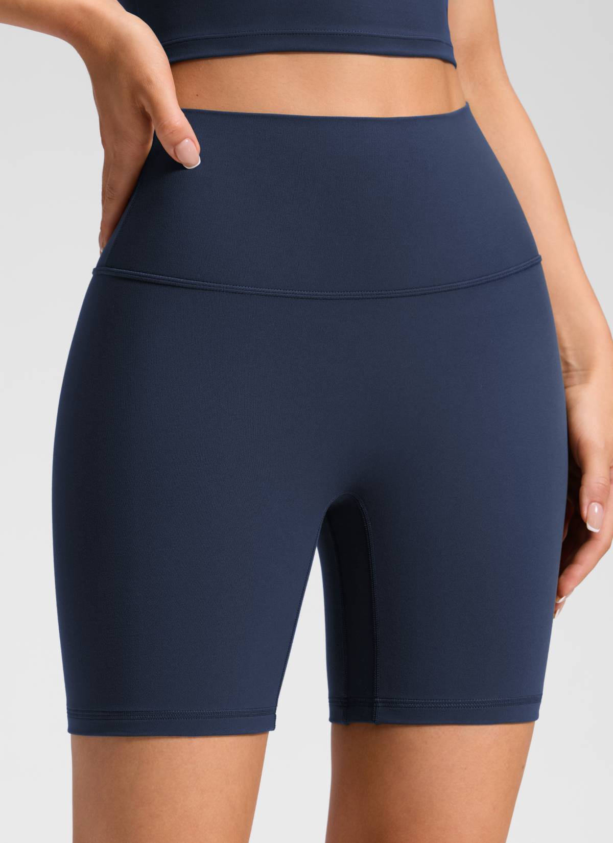טייץ קצר Butterluxe 6" No Front Seam - Club Blue