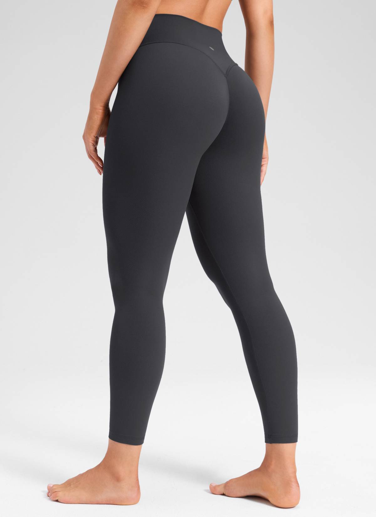 טייץ מחטב 25" Softretch Secretsculpt™ Minor ללא תפר קדמי - אפור מעושן