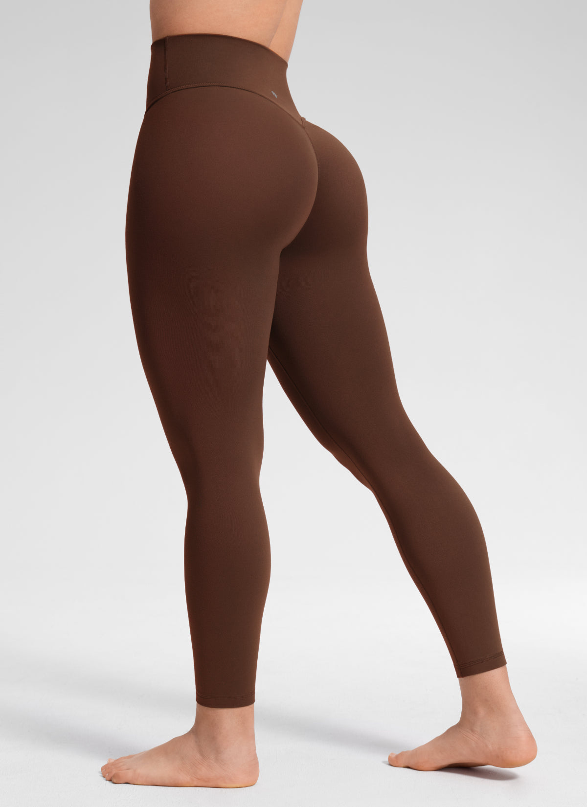 טייץ מחטב 25" Softretch Secretsculpt™ Minor ללא תפר קדמי - Lava Brown