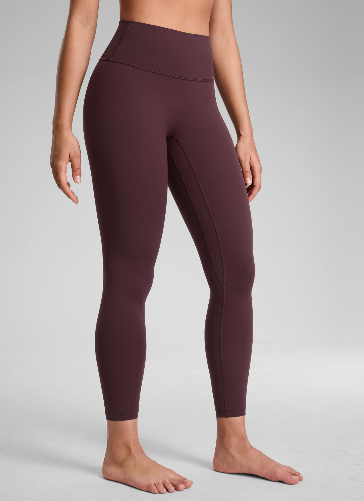טייץ מחטב 25" SculptAir ללא תפר קדמי - Ripe Plum
