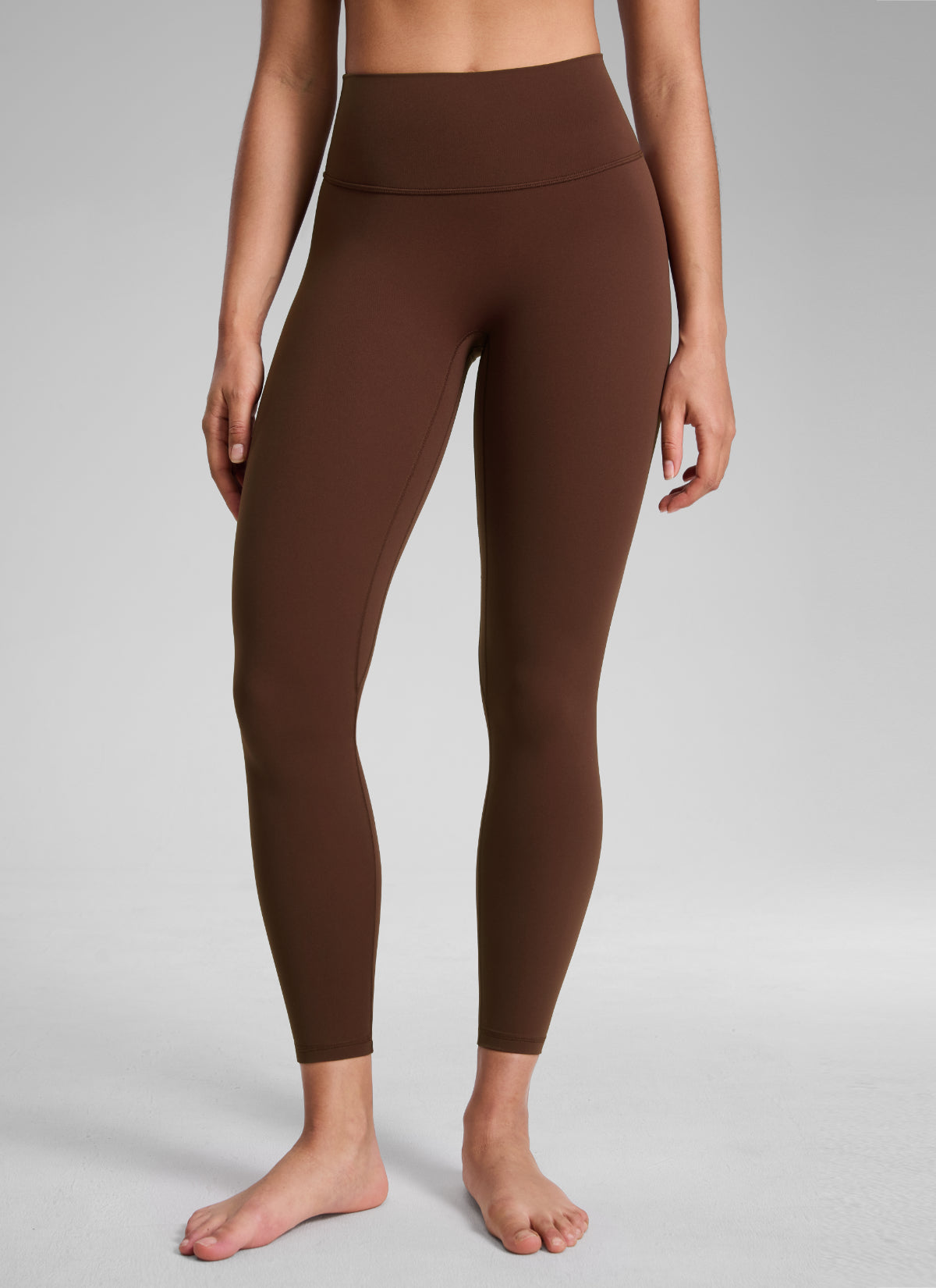 טייץ מחטב 25" SculptAir ללא תפר קדמי - Lava Brown