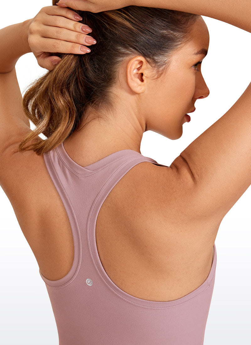 גופיית אימון Butterluxe Crewneck Racerback - Rose Fragrant Purple