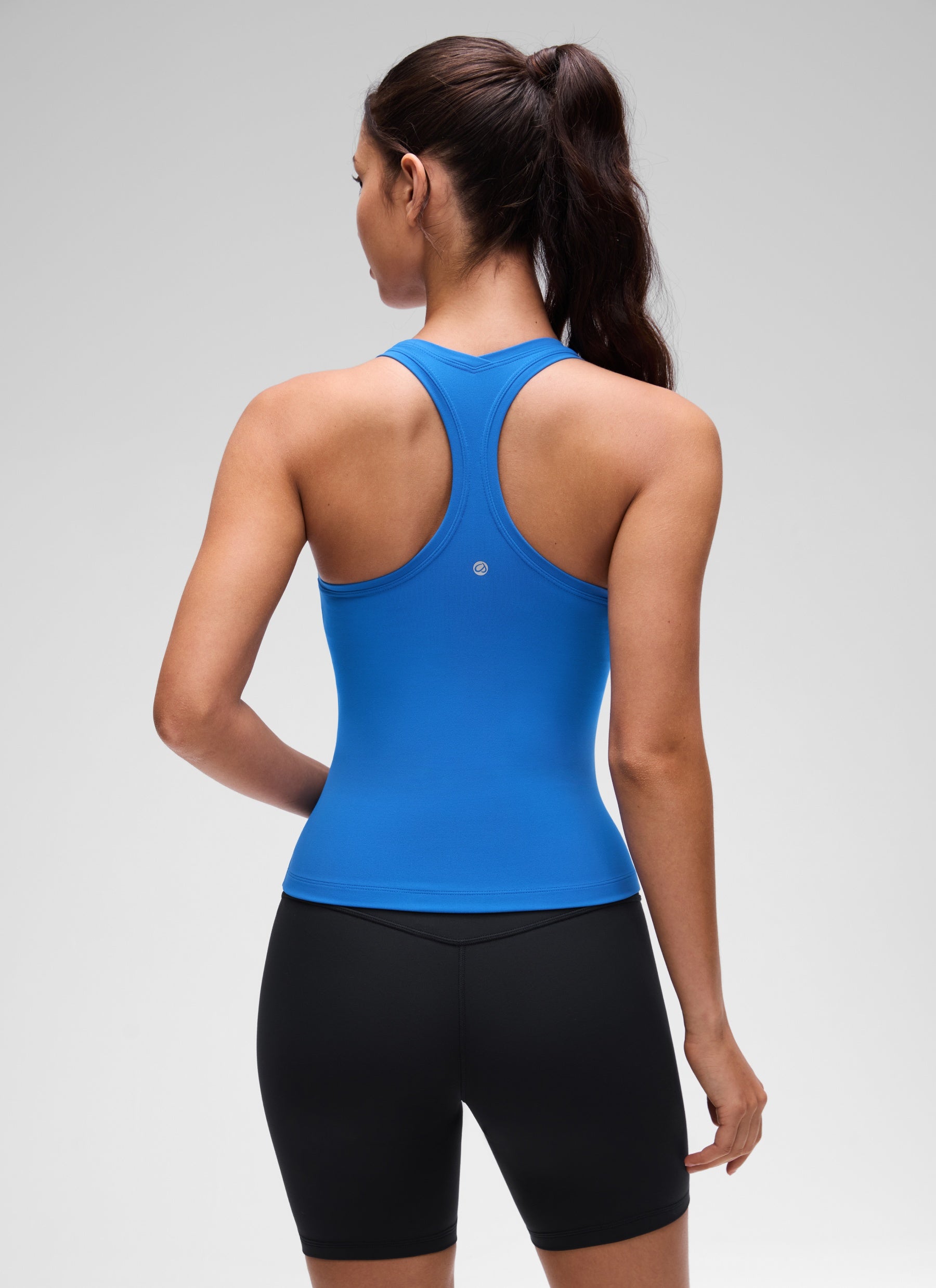 גופיית אימון Butterluxe Crewneck Racerback - Sparkle Blue