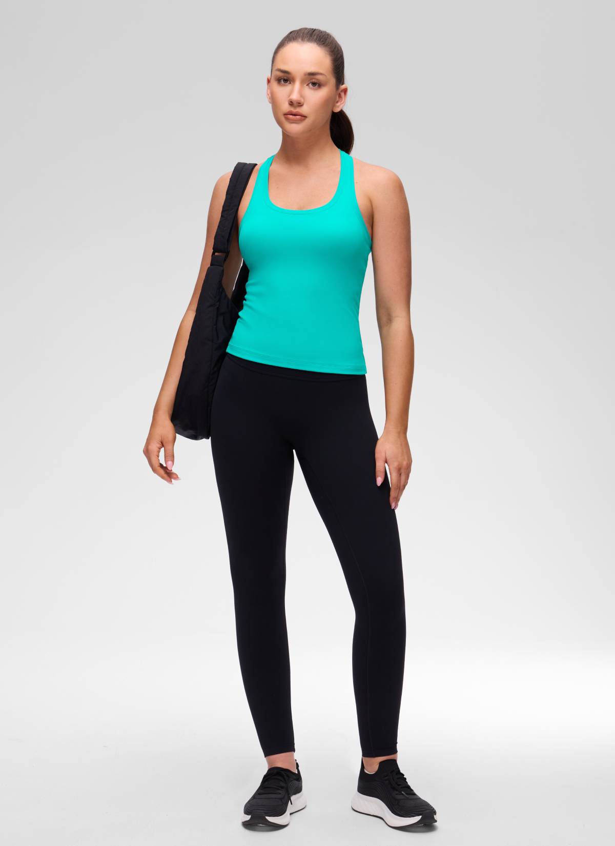 גופיית אימון Butterluxe Crewneck Racerback - Tropics Teal