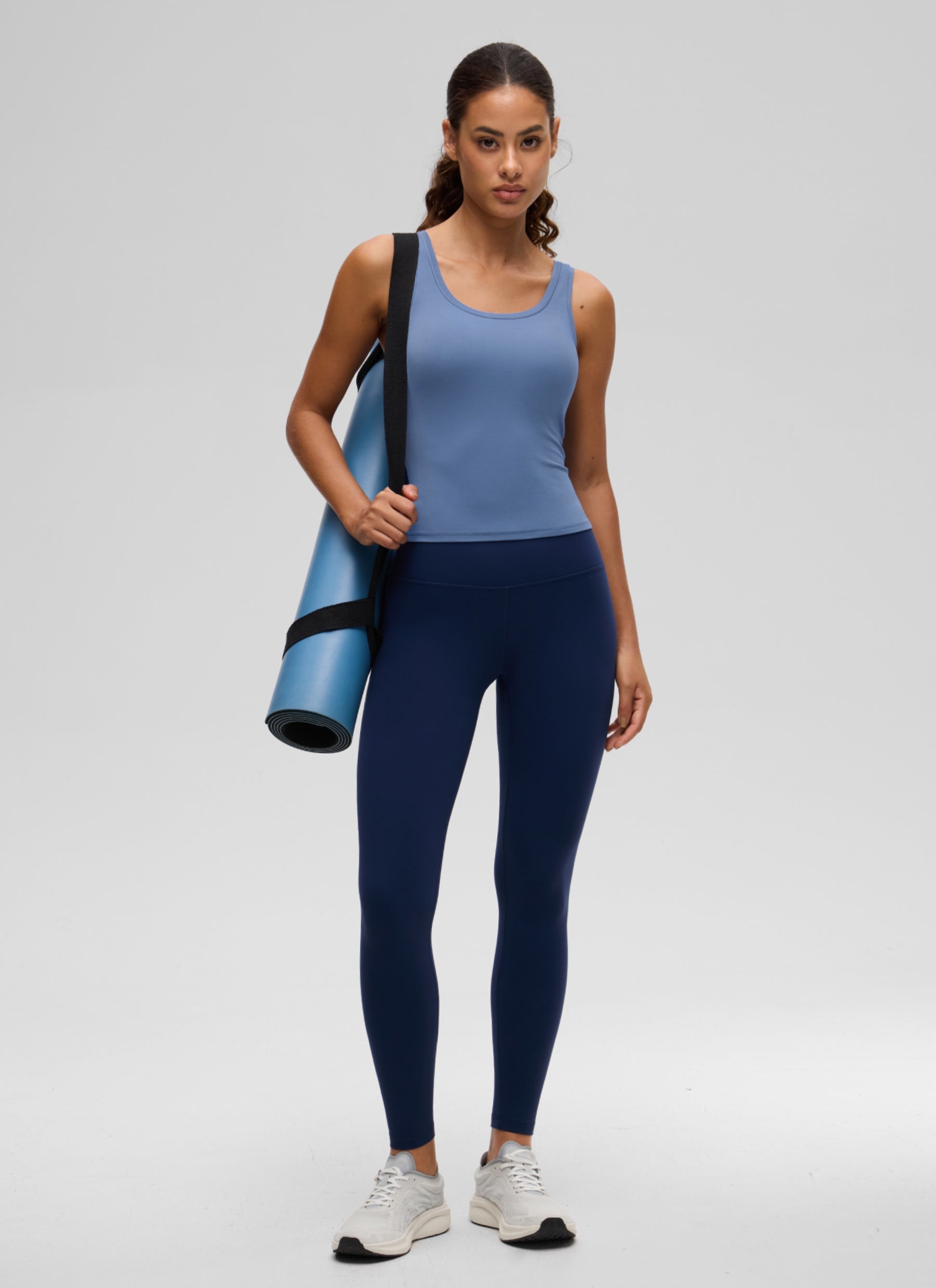 גופייה Softembrace U Neck בטנה כפולה - Oasis Blue