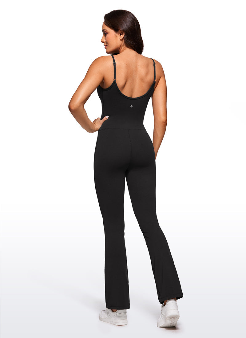 אוברול ארוך 30" Butterluxe Flare Jumpsuits - שחור