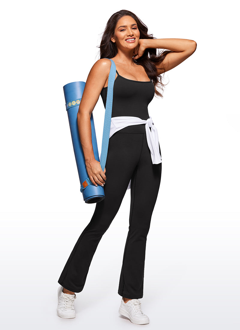 אוברול ארוך 30" Butterluxe Flare Jumpsuits - שחור