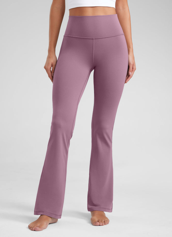 מכנסי טייץ 32" Butterluxe סיומת מתרחבת - Light Lavender