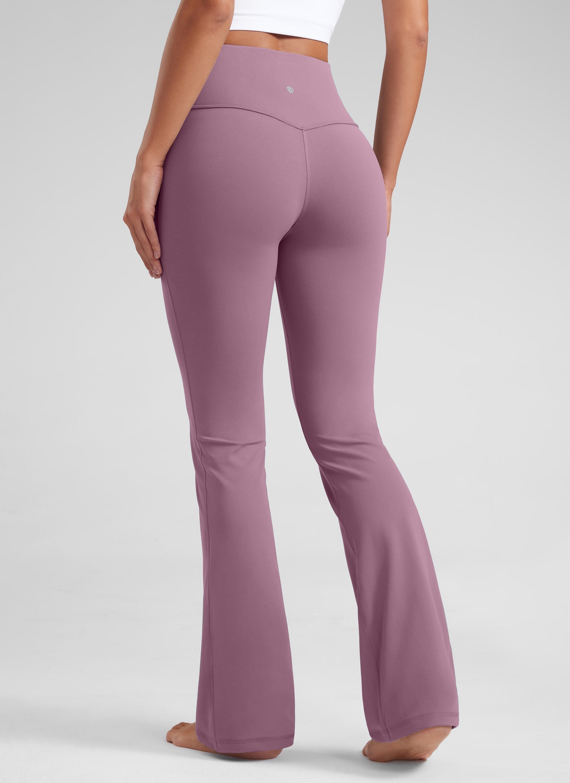 מכנסי טייץ 30.5" Butterluxe סיומת מתרחבת - Light Lavender