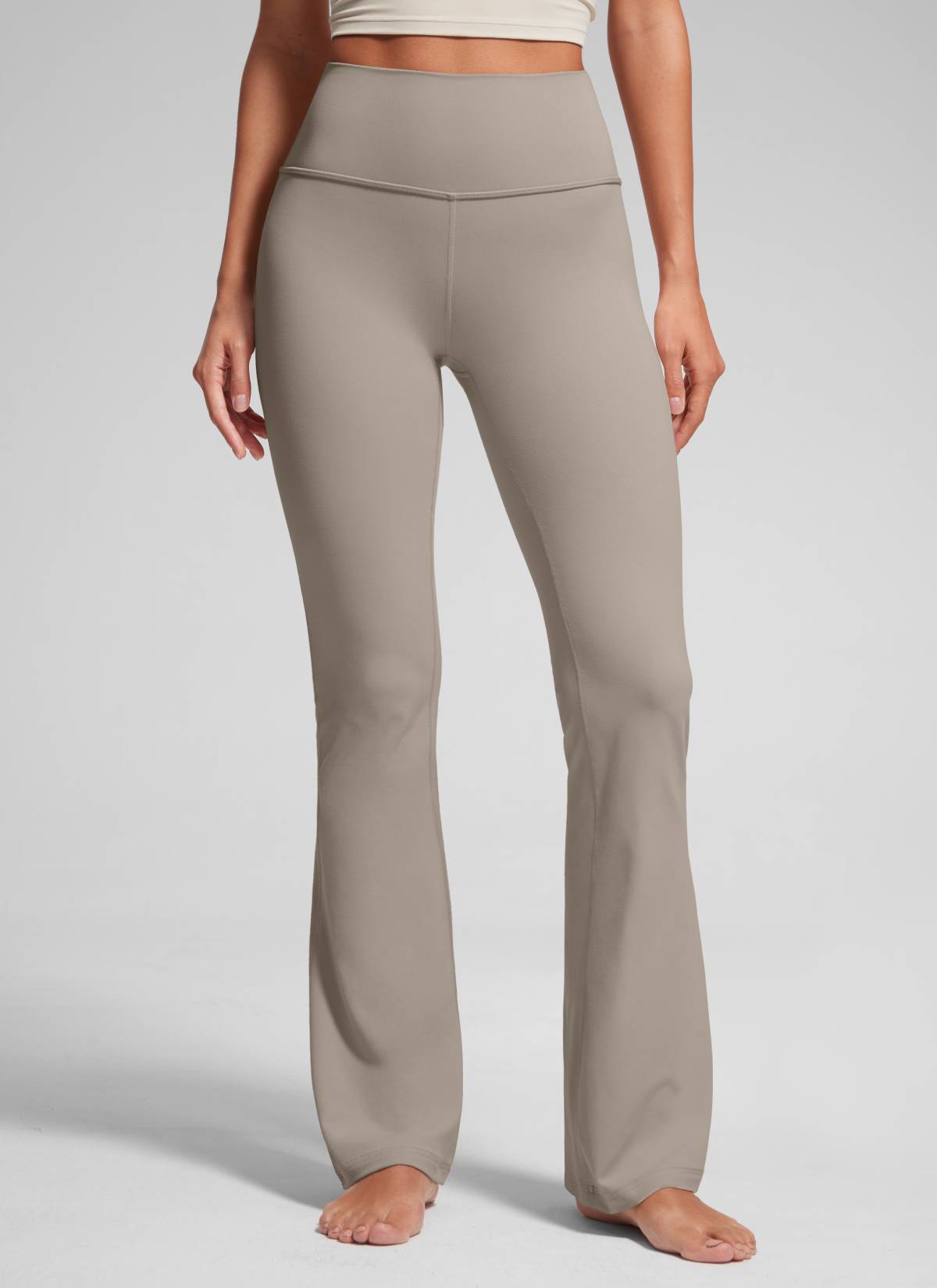 מכנסי טייץ 29" Butterluxe סיומת מתרחבת - Warm Ash Grey