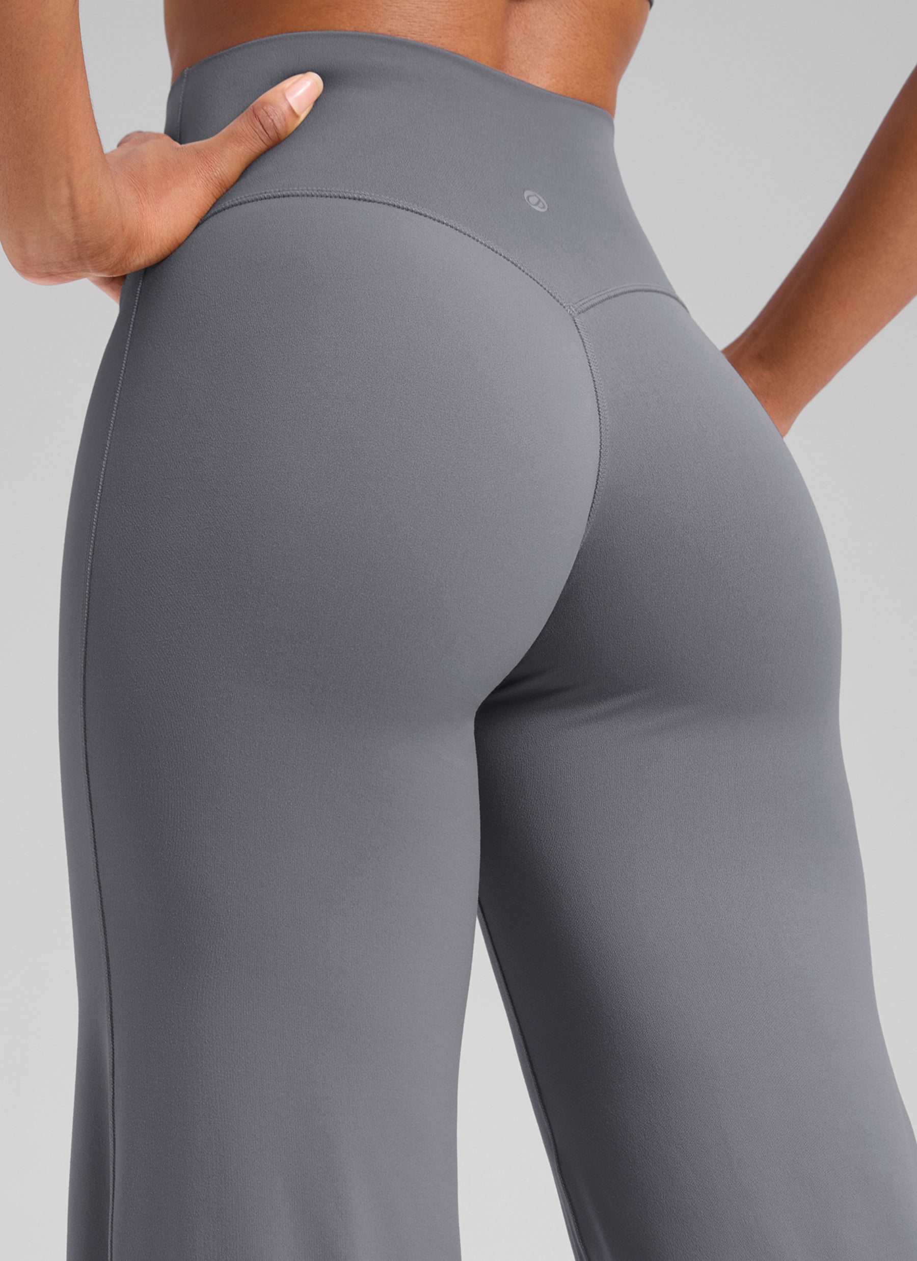מכנס Softretch ללא תפר קדמי 28" - Solar Grey