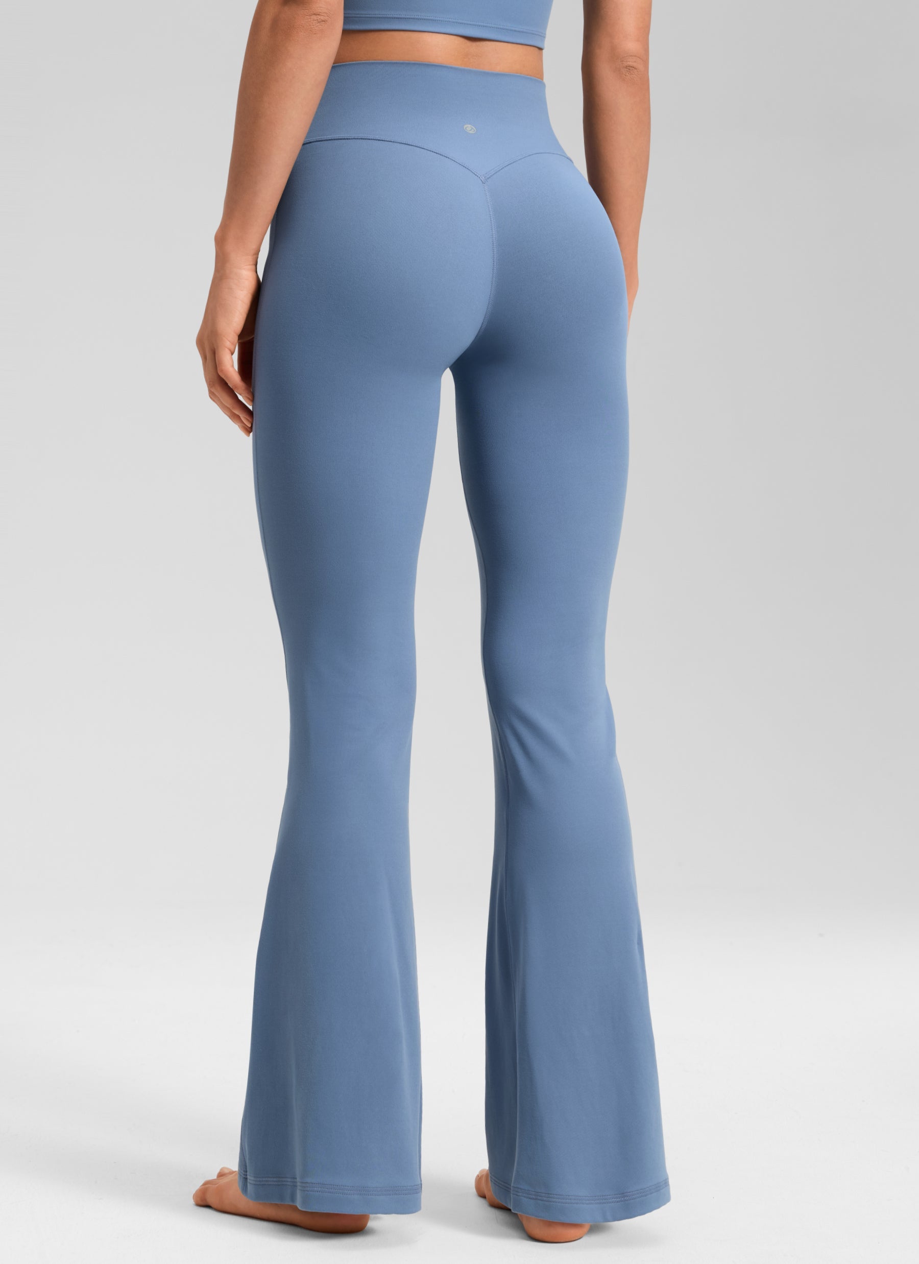 טייץ מתרחב Softretch ללא תפר קדמי 31" - Washed Denim