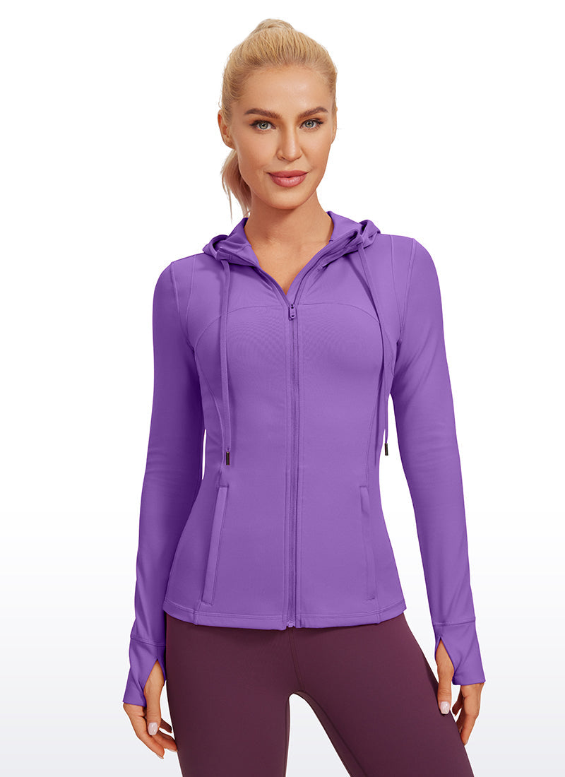 קפוצ'ון עם כיסים Butterluxe Thumbhole - Royal Lilac