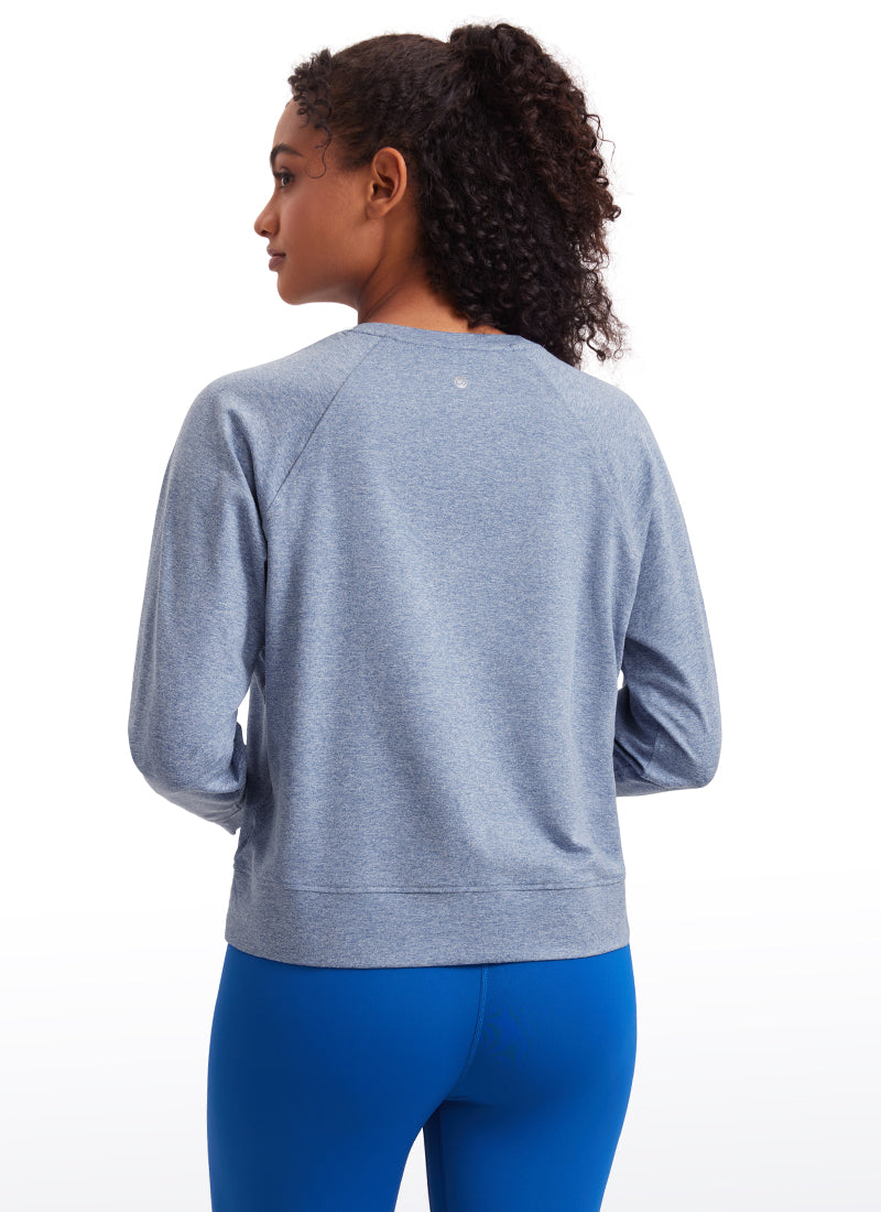 חולצת Cloud Jersey ארוכה בגזרה רפויה - Slate Blue