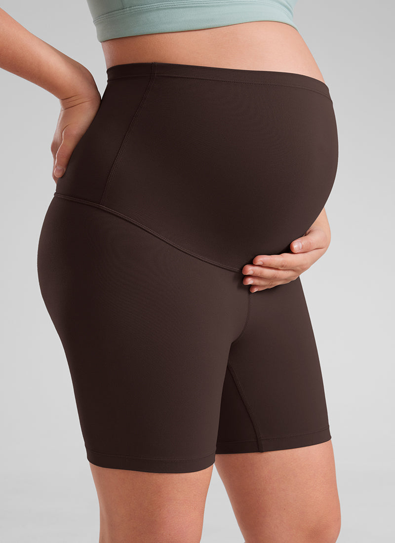 טייץ הריון קצר Butterluxe 6" - Hot Fudge Brown