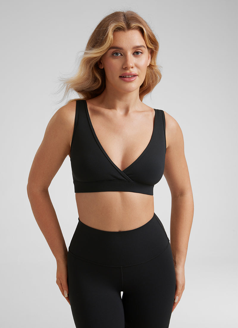חזיית הנקה Butterluxe Criss Cross - שחור