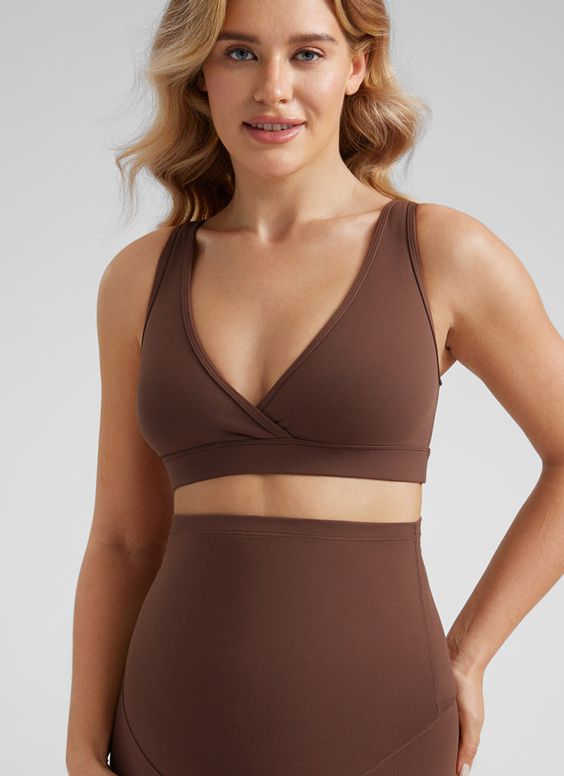 חזיית הנקה Butterluxe Criss Cross - Coffee Brown