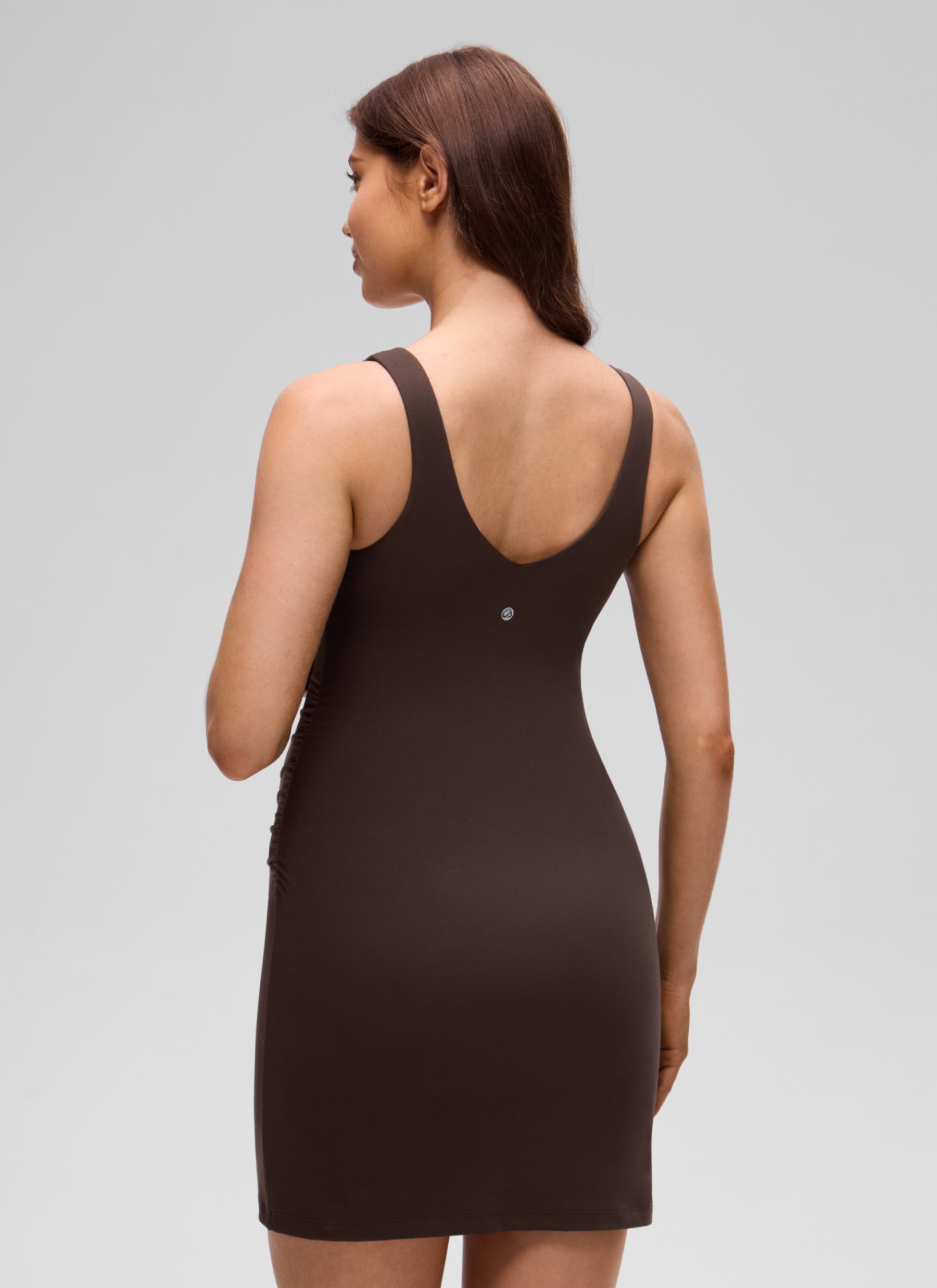 שמלת הריון Butterluxe V Neck - Hot Fudge Brown