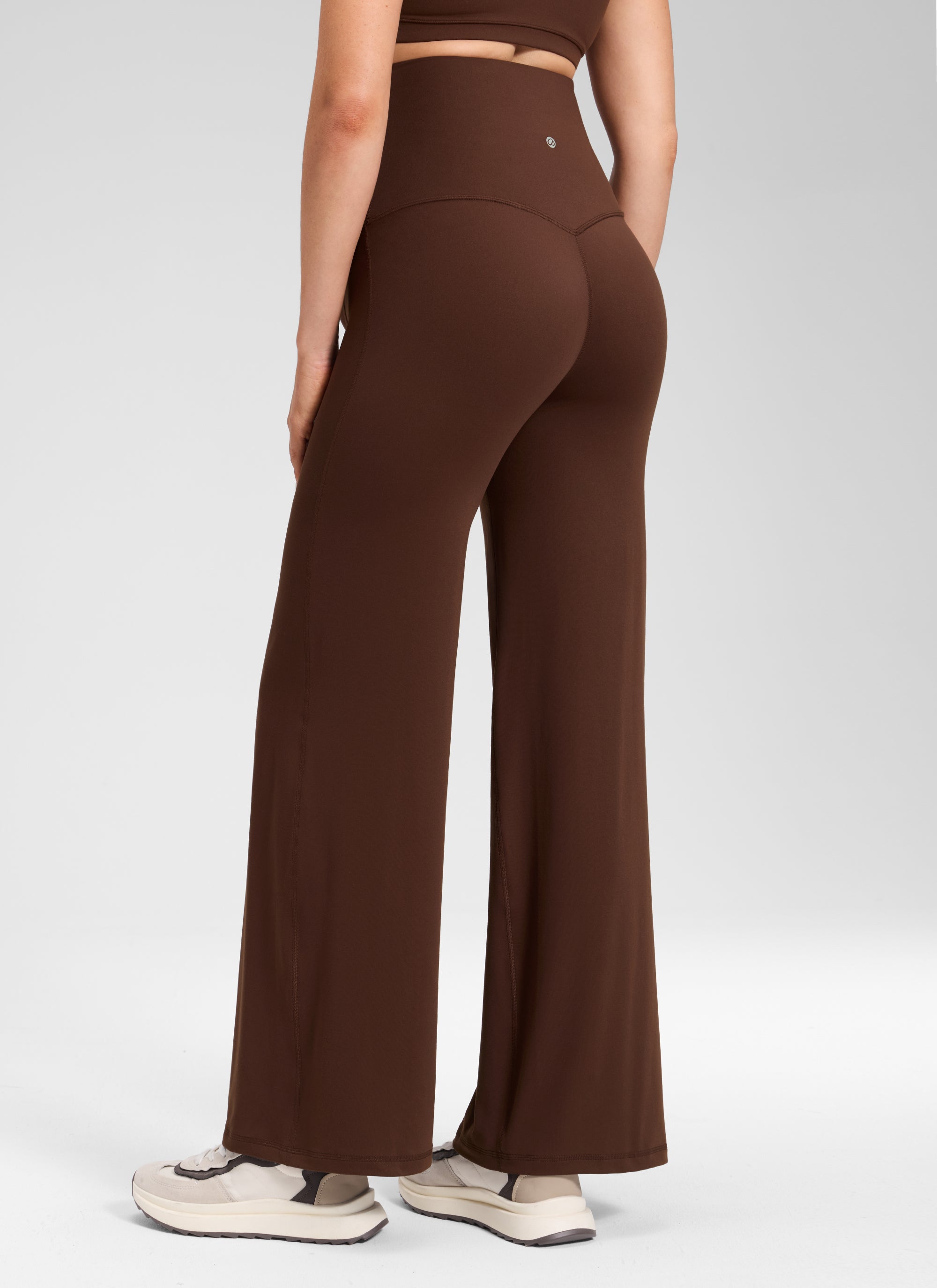 מכנס הריון Softretch ללא תפר קדמי 30" - Lava Brown